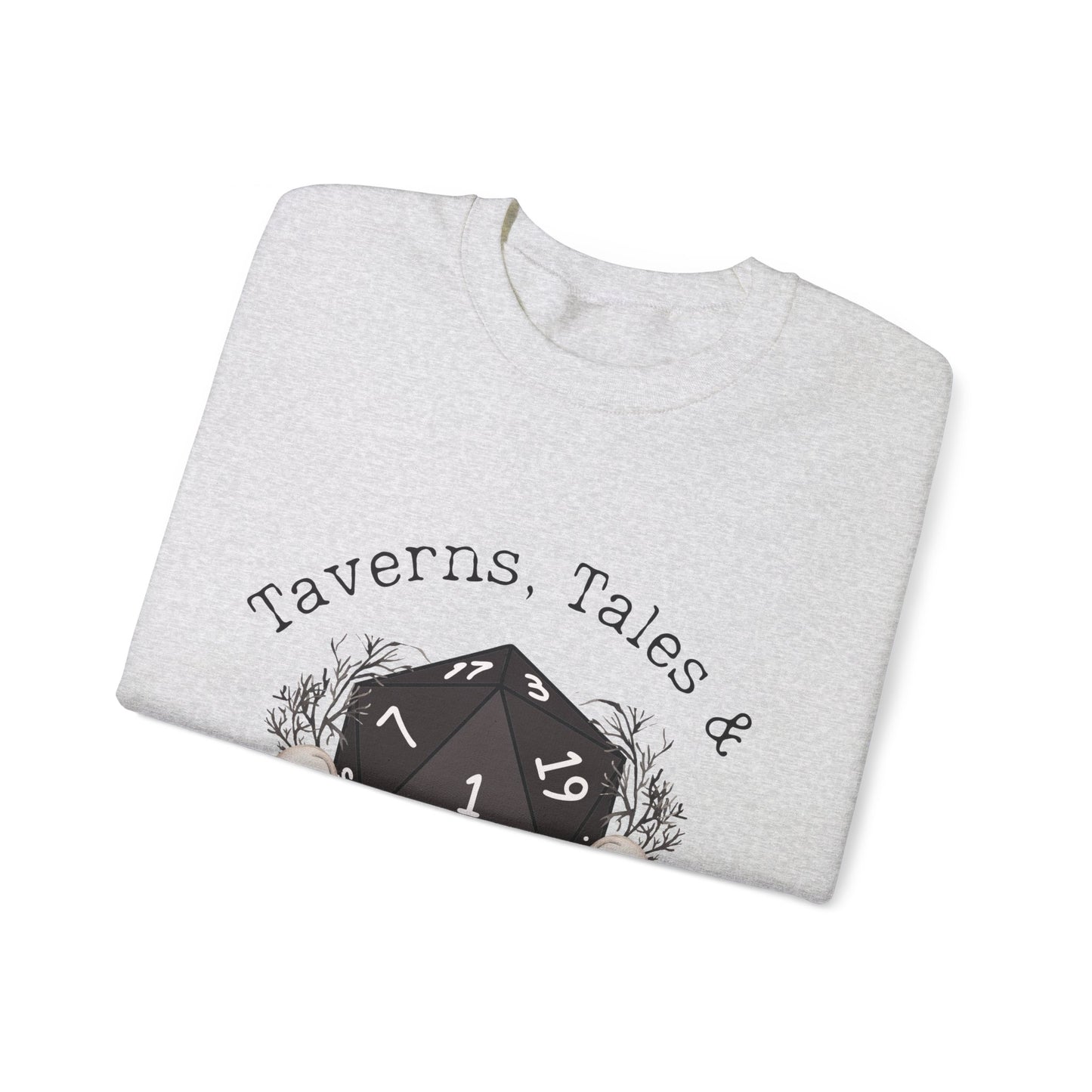 Dnd Shirt Taverns, Tales &amp; Critical Fails Pullover Geschenk für DM oder Dungeons and Dragons Spieler Rpg Spieler Gruppe