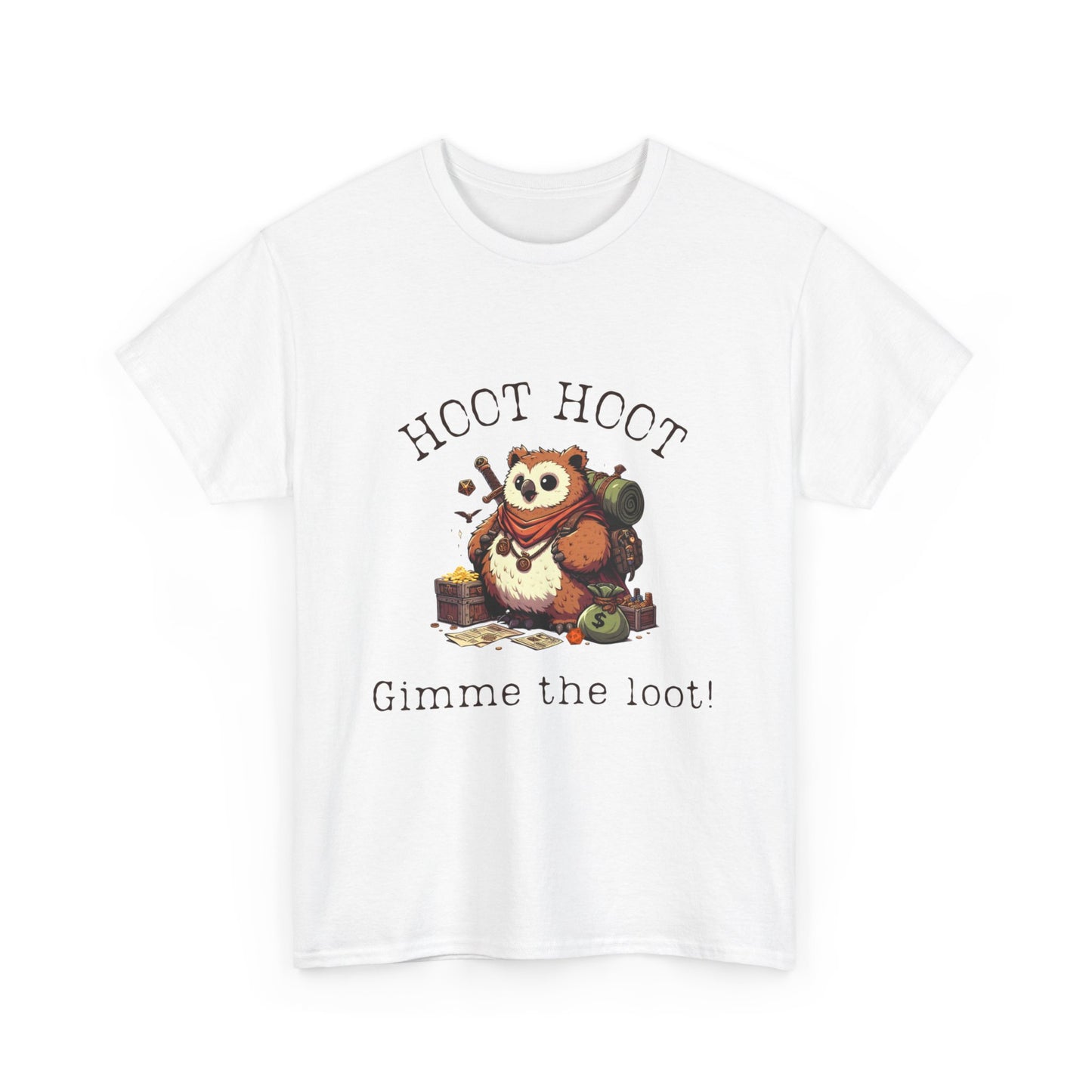 T-shirt Owlbear, Hoot Hoot, donne-moi le butin !