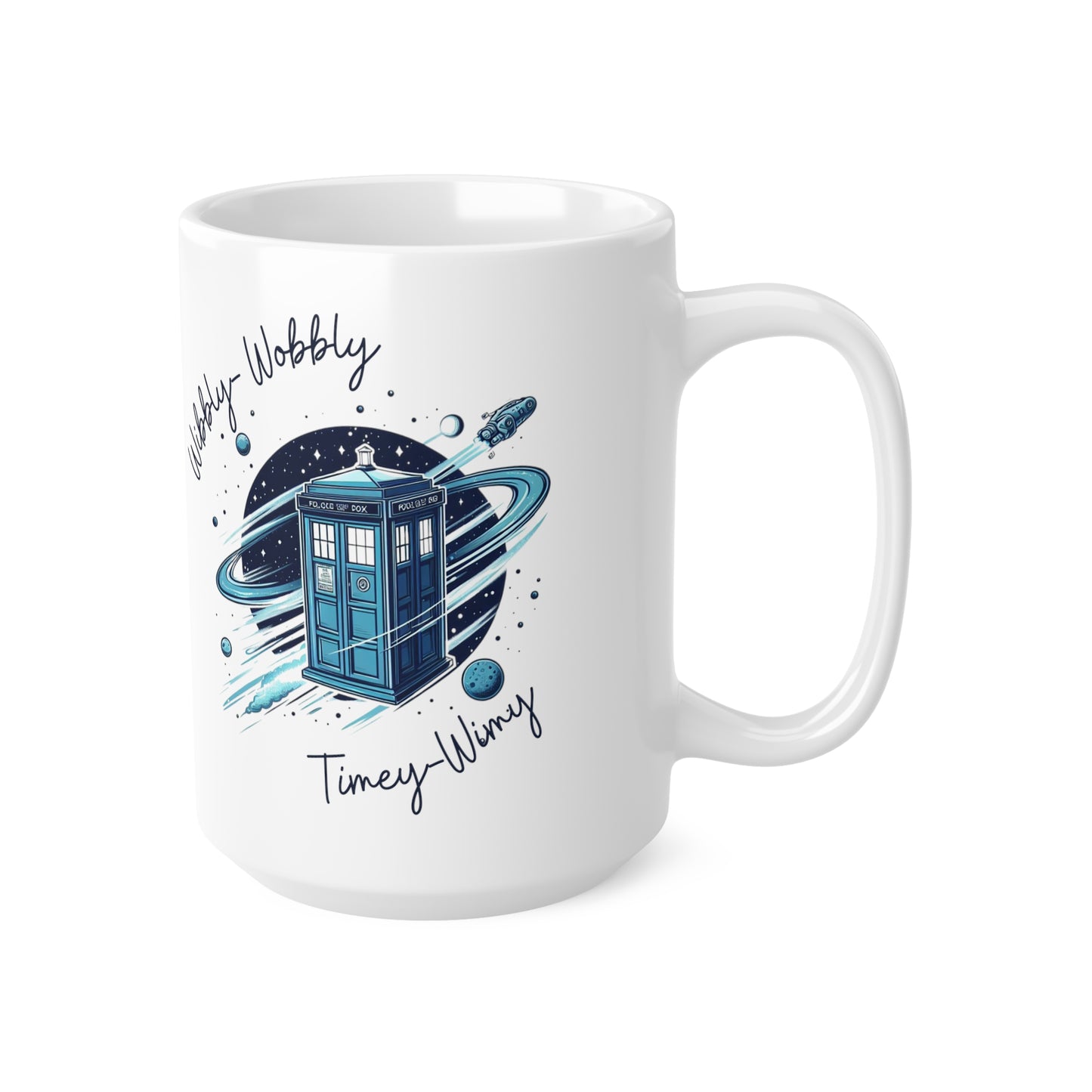 Doctor Who Wibbley Wobbly Tardis Mug