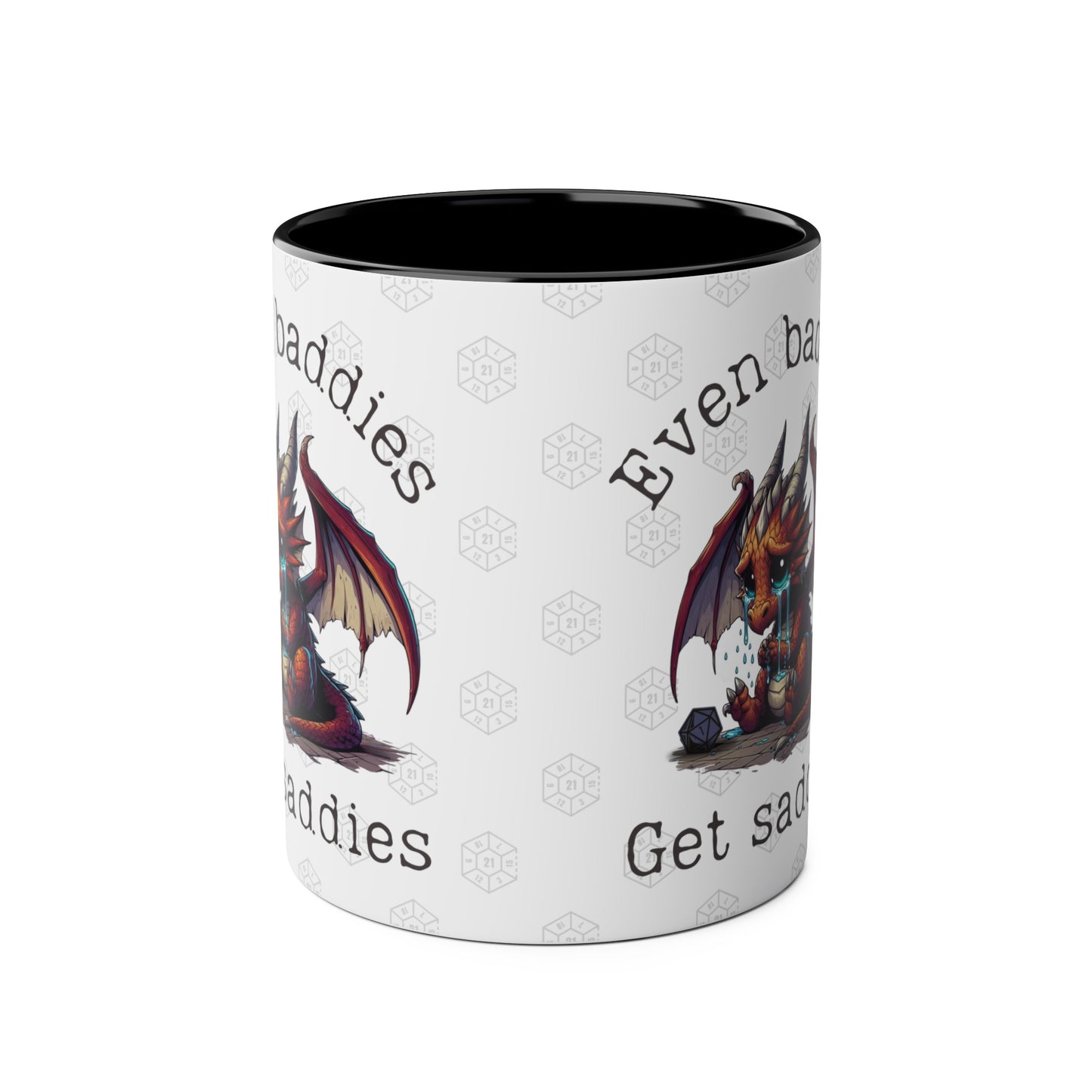 Dnd Mug Even Baddies Get Saddies Dragon Coffee Cup