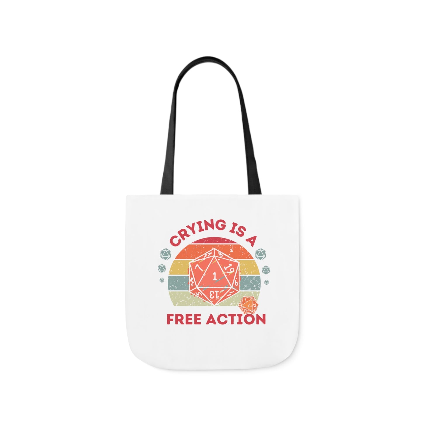 Dnd Crying Is a Free Action Canvas Tote Bag