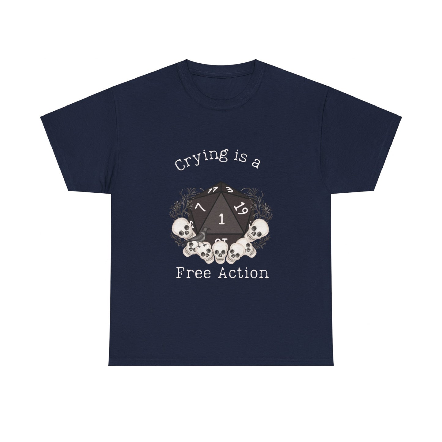 DnD Funny Critical Fail D20 Dice Shirt