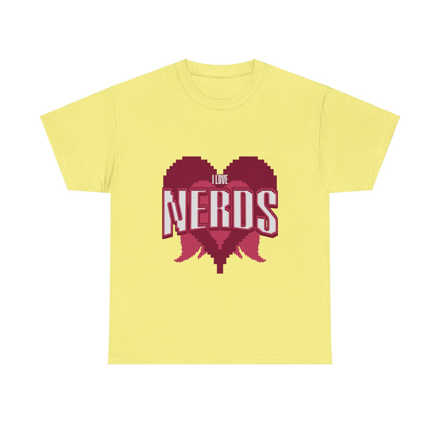 Ich liebe Nerds Pixel Art T-Shirt