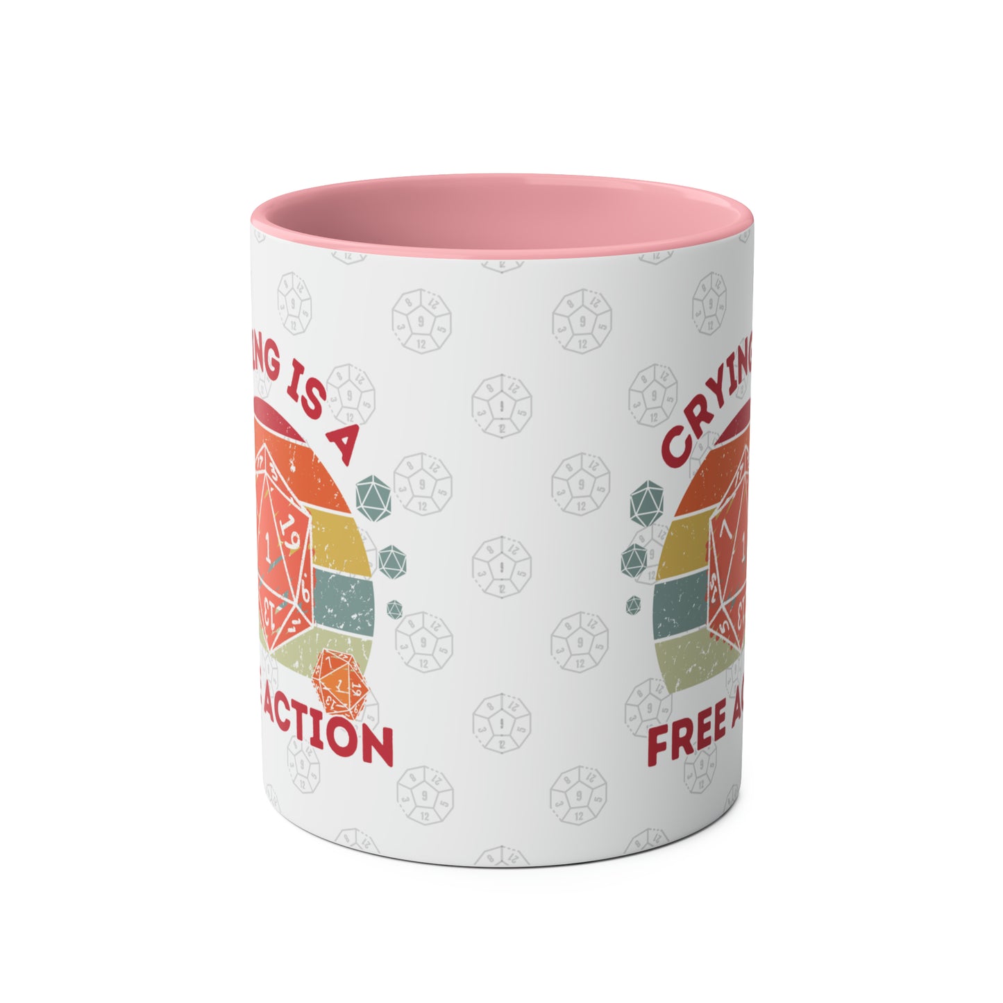Dnd Mug Crying is a Free Action Coffee Cup