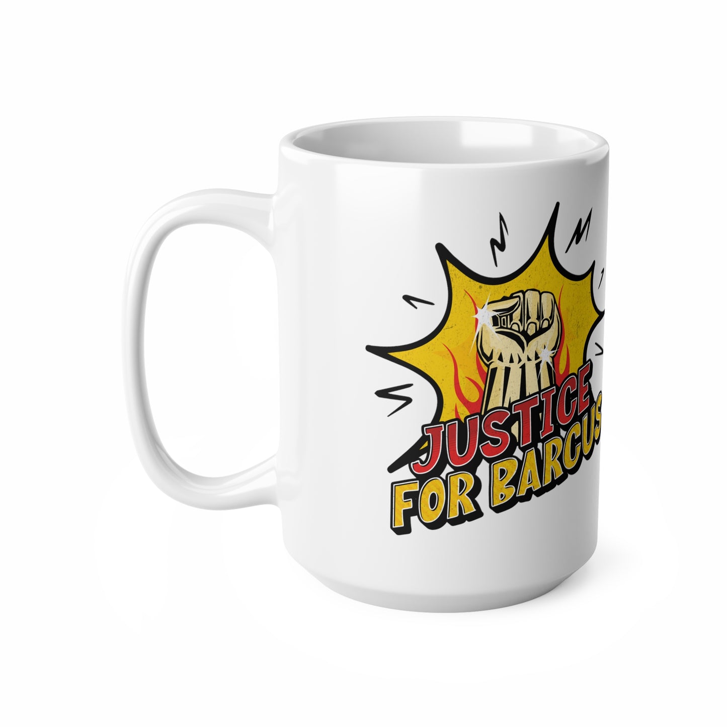 Tasse BG3 Justice pour Barcus !