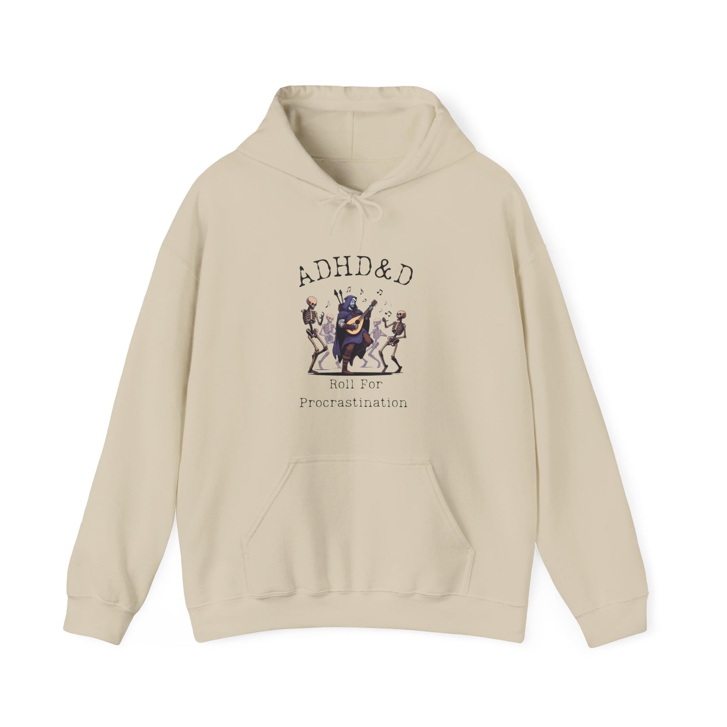 Dnd Hoodie Adhd Rolle für Prokrastination