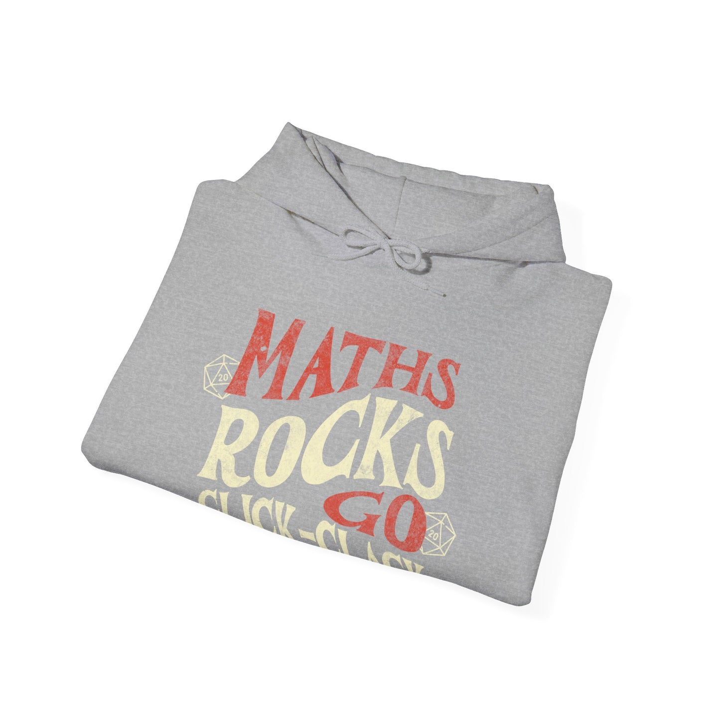 Sweat à capuche Dnd « Maths Rocks Go Click Clack »