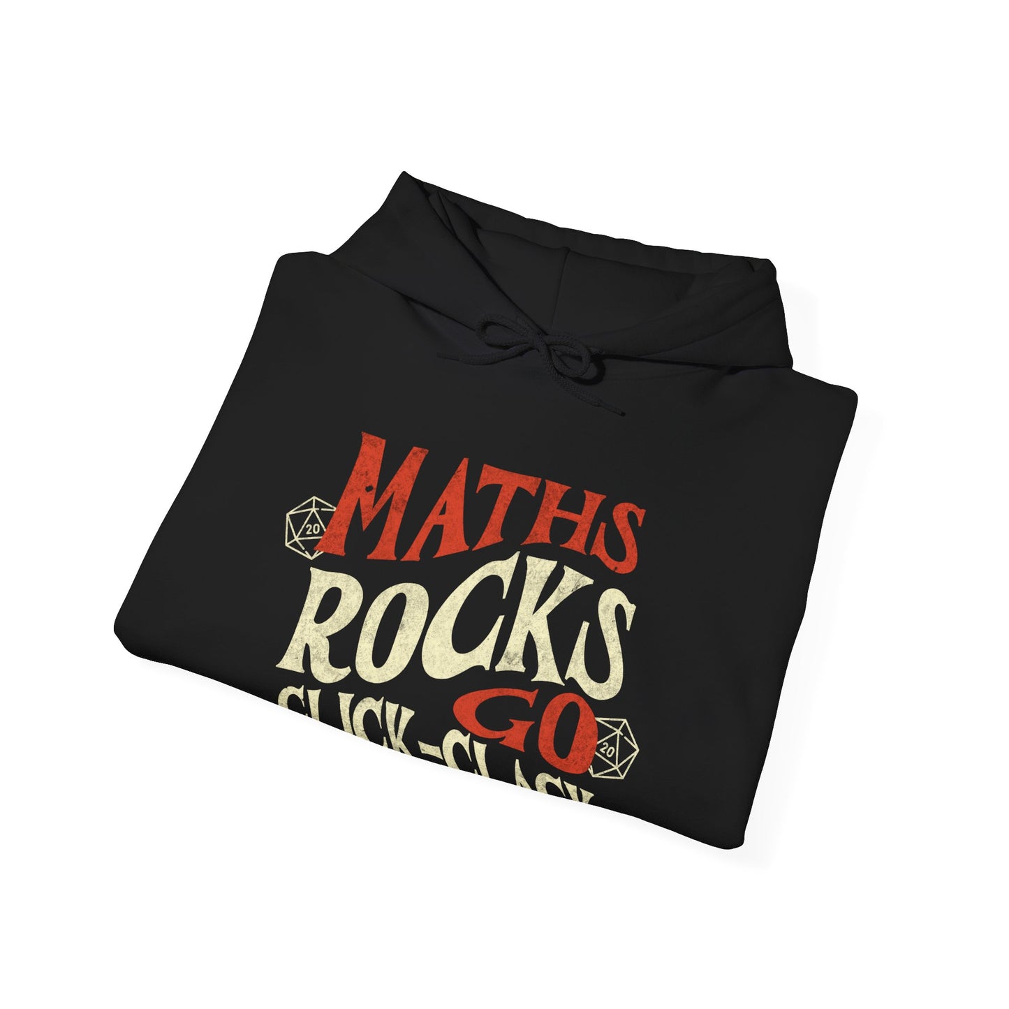 Dnd Hoodie Shirt 'Maths Rocks Go Click Clack' Jumper