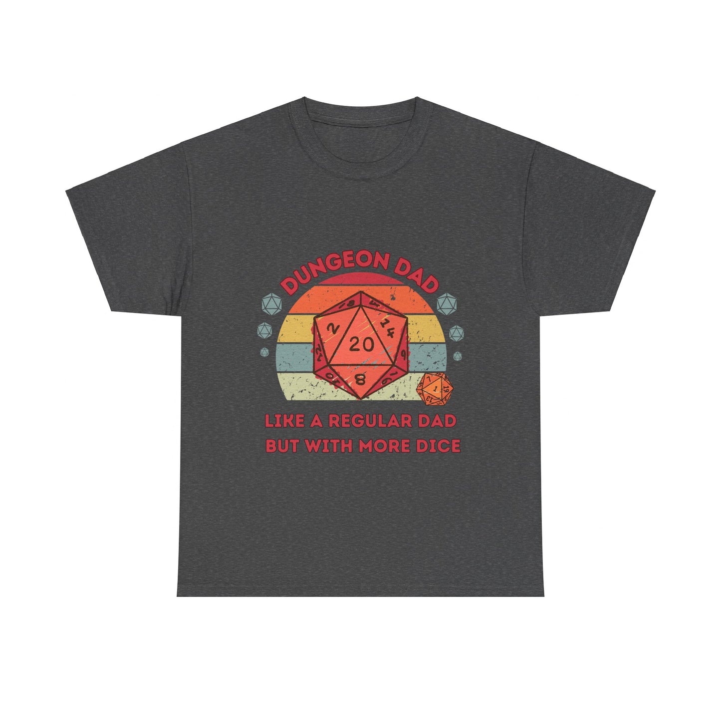 Dnd Shirt, Dungeon Dad , Like a Regular Dad, but with More Dice, Fathers Day Or Birthday Gift For DM or Dungeons and Dragons Player