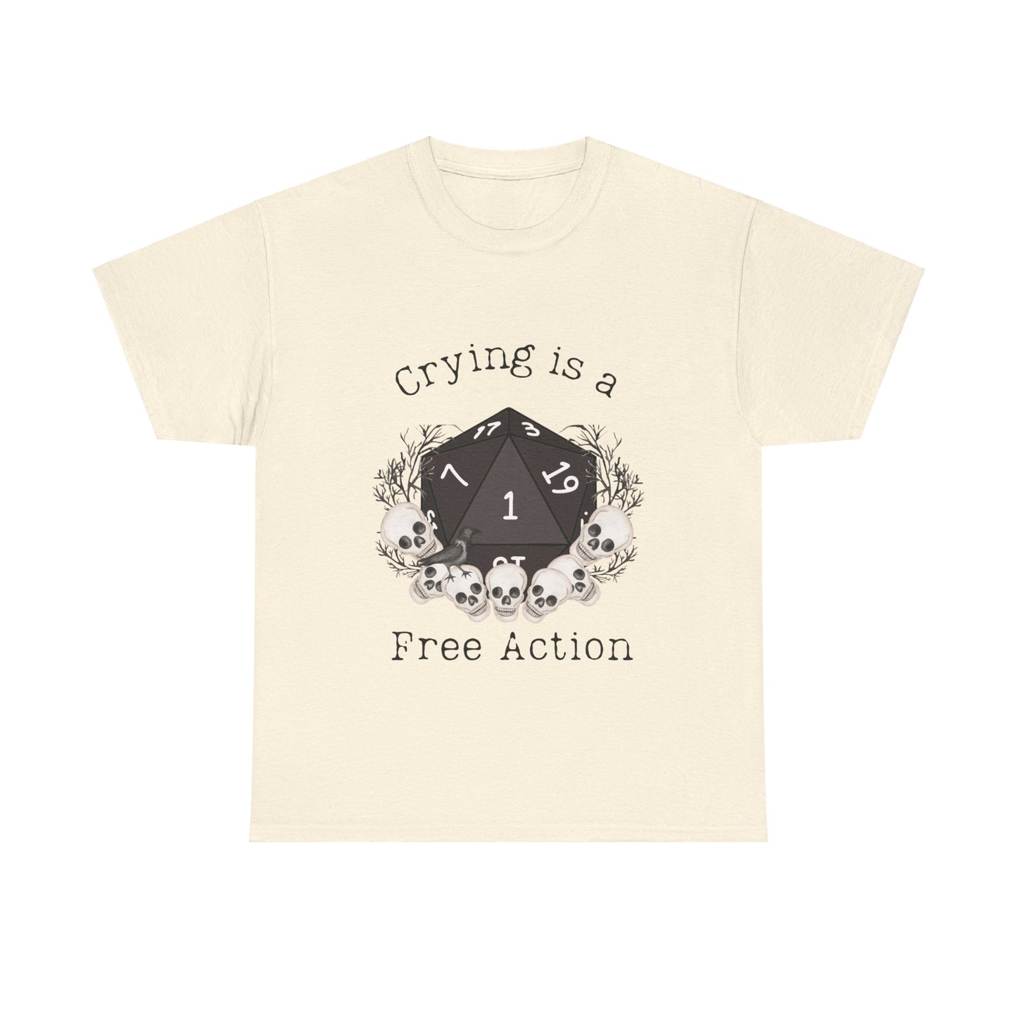 DnD Funny Critical Fail D20 Dice Shirt