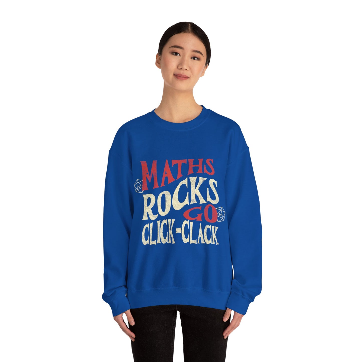 Pull-shirt Dnd « Maths Rocks Go Click Clack »