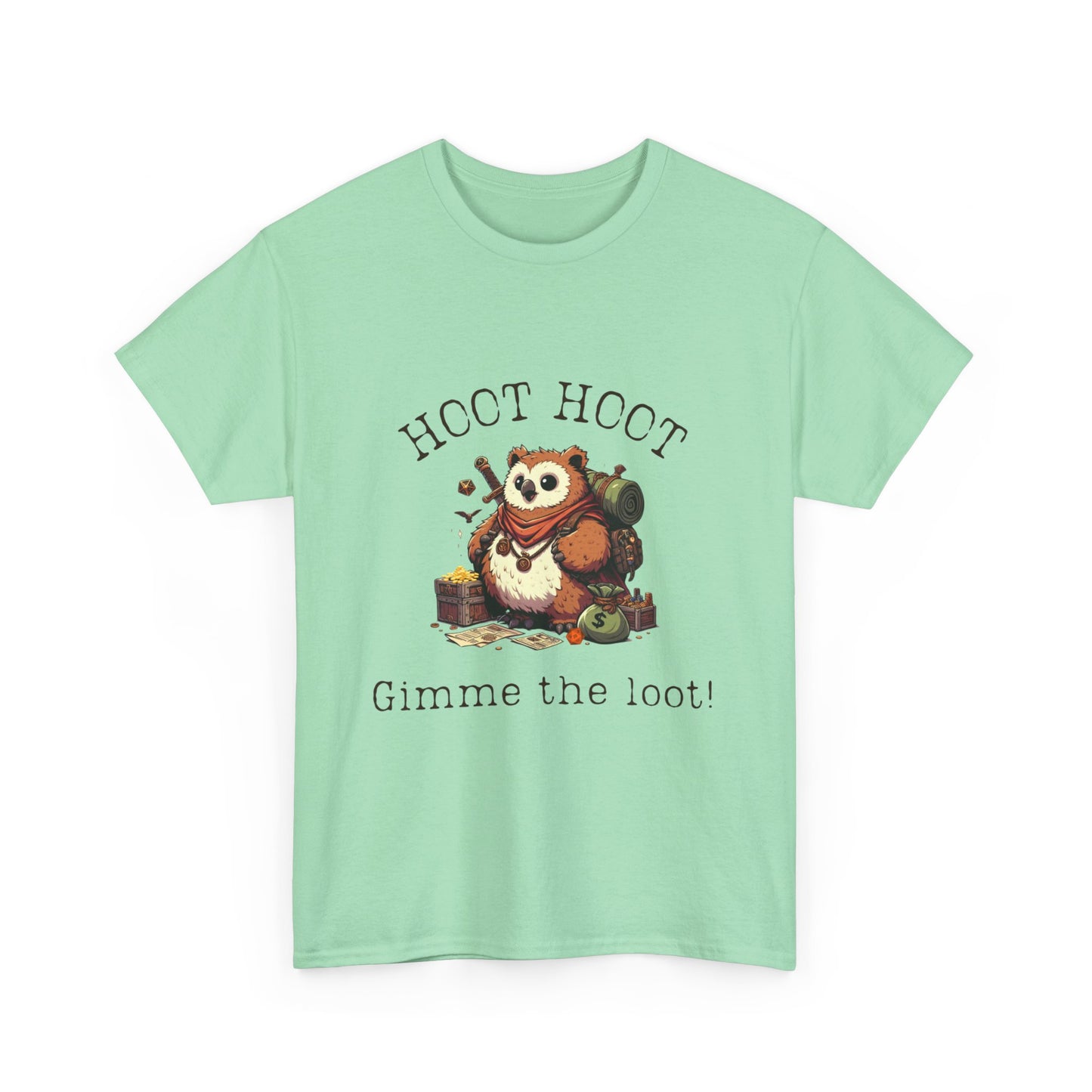 T-shirt Owlbear, Hoot Hoot, donne-moi le butin !