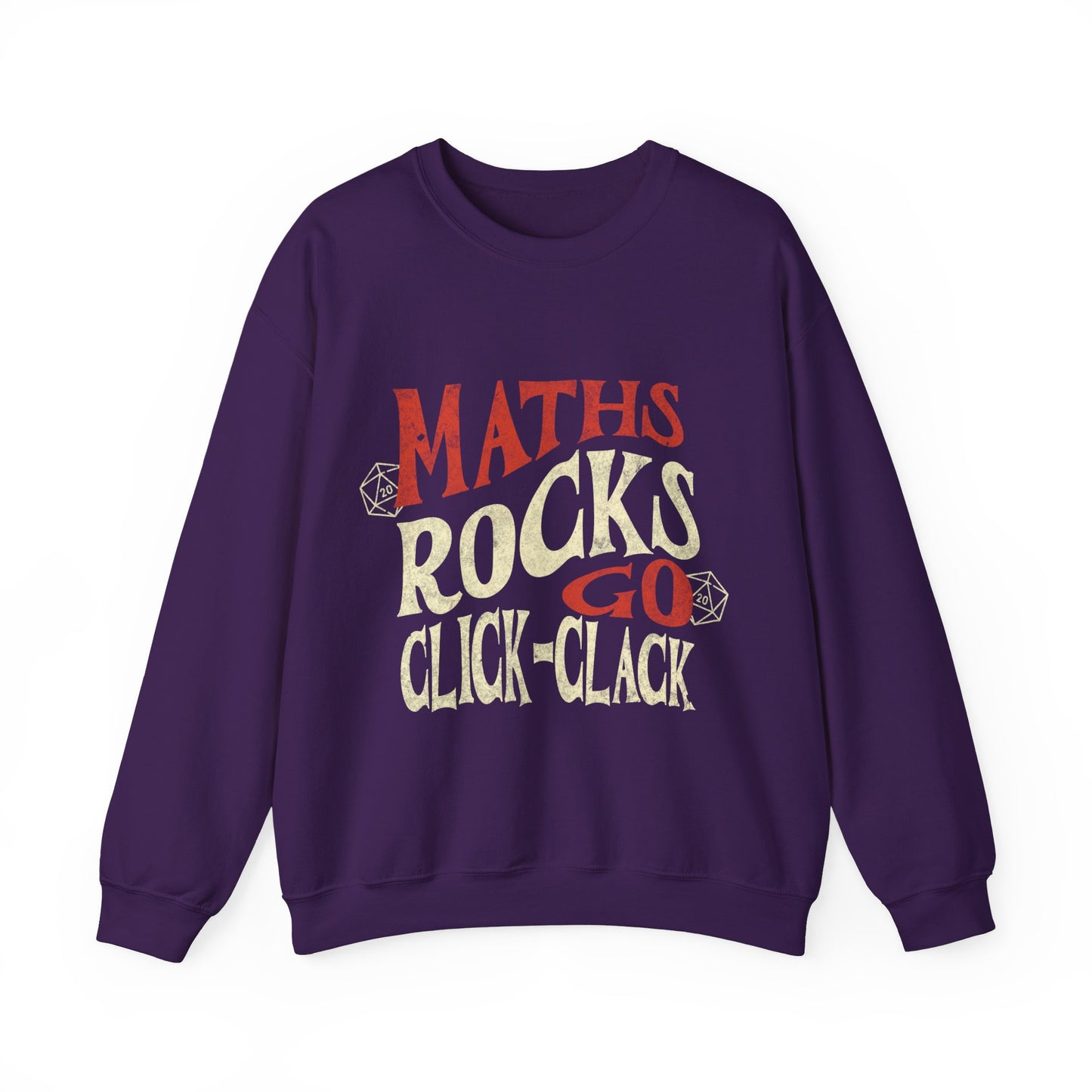 Dnd Shirt Jumper 'Maths Rocks Go Click Clack'