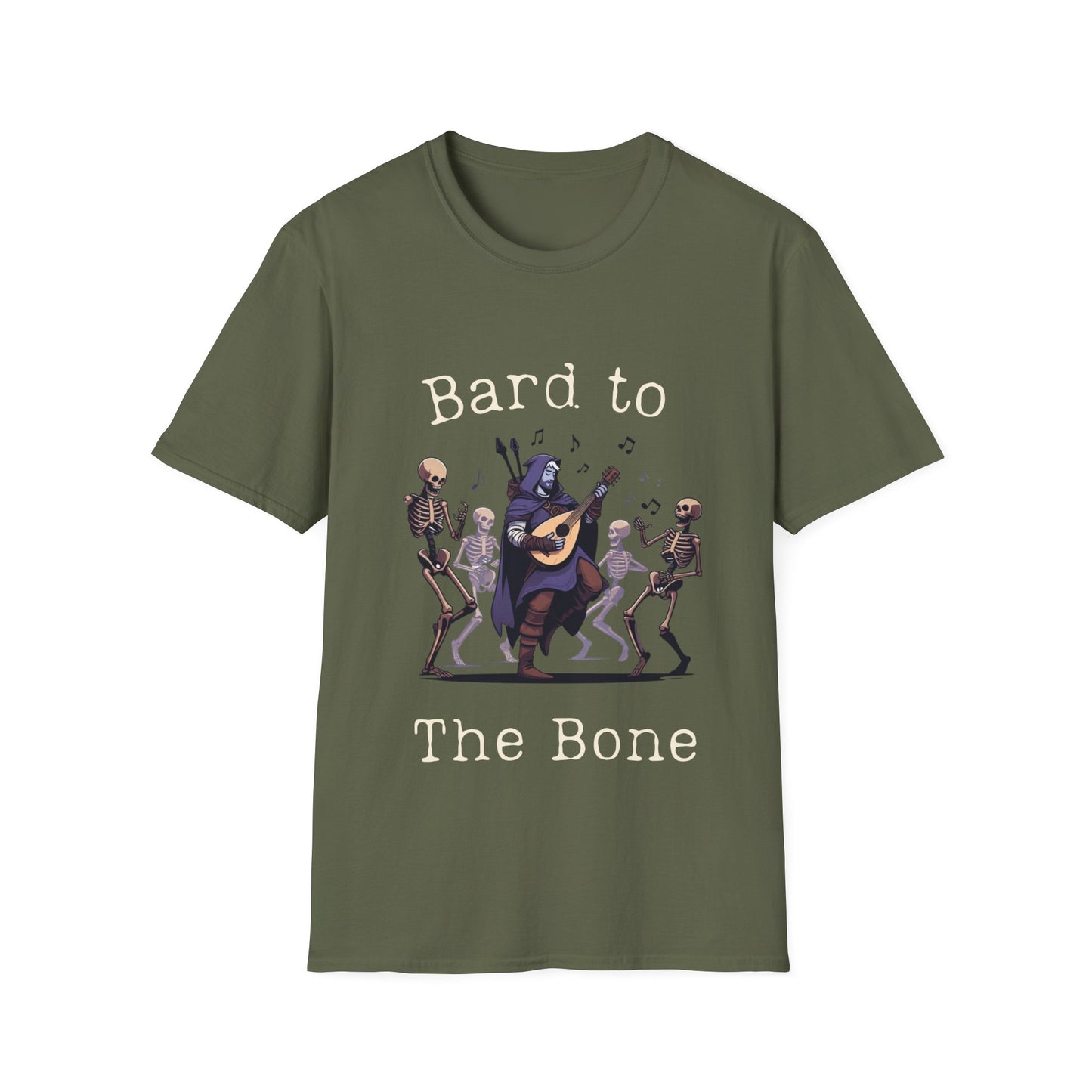 DnD T Shirt Bard To the Bone