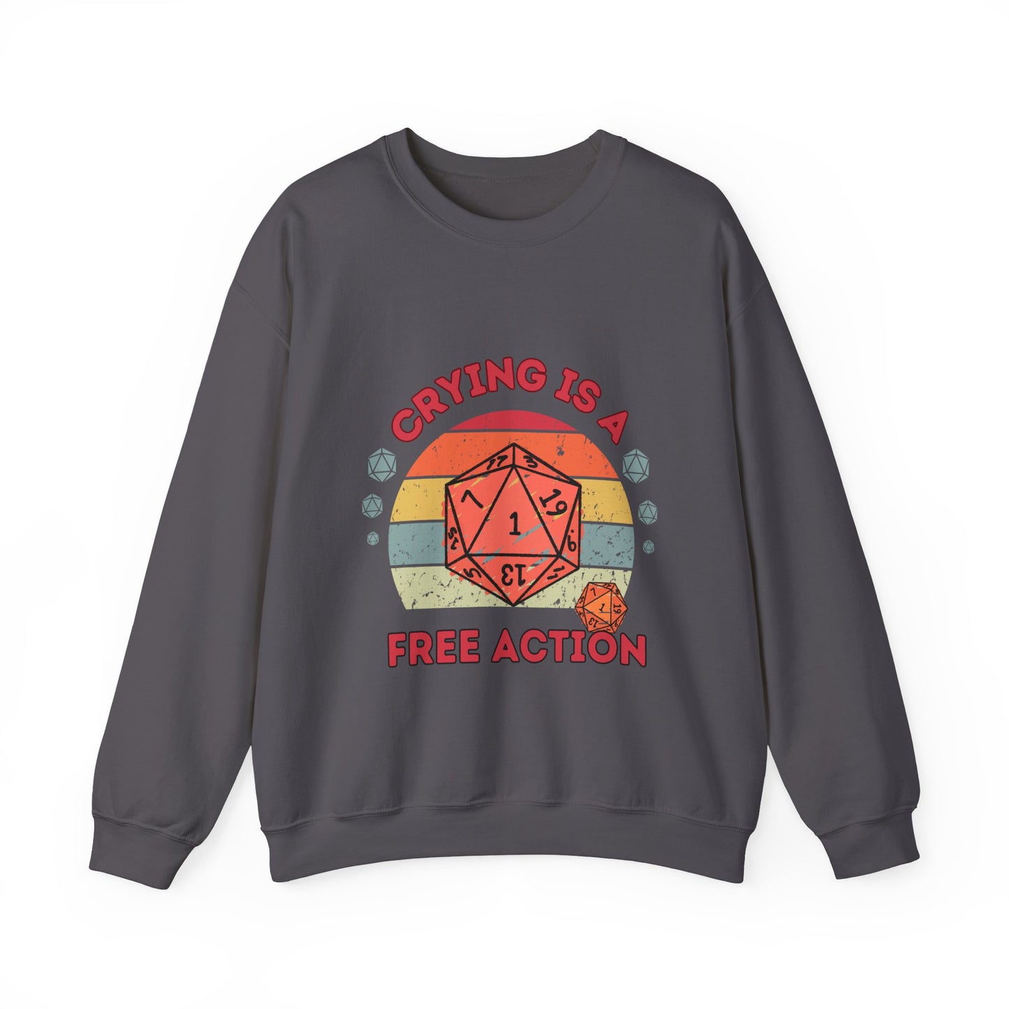 DnD Crying is a Free Action Jumper Sweater