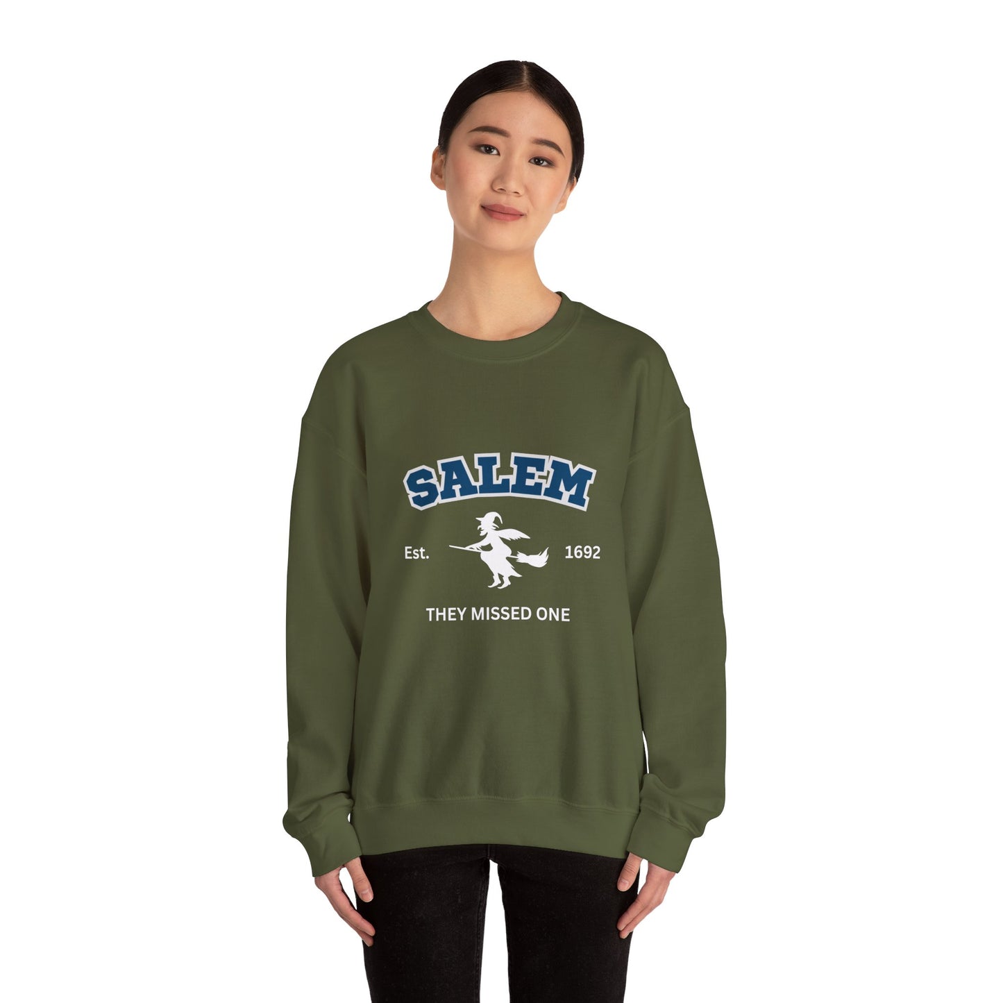 Sweat-shirt style universitaire Salem 1962 Ils en ont raté un