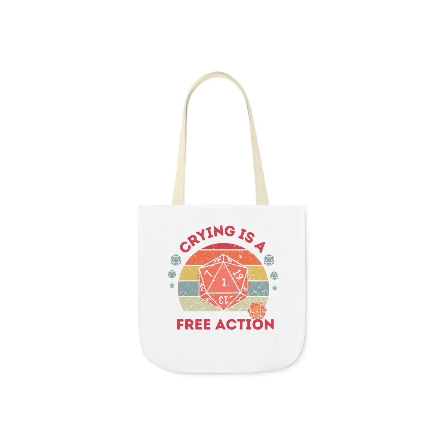 Dnd Crying Is a Free Action Canvas Tote Bag