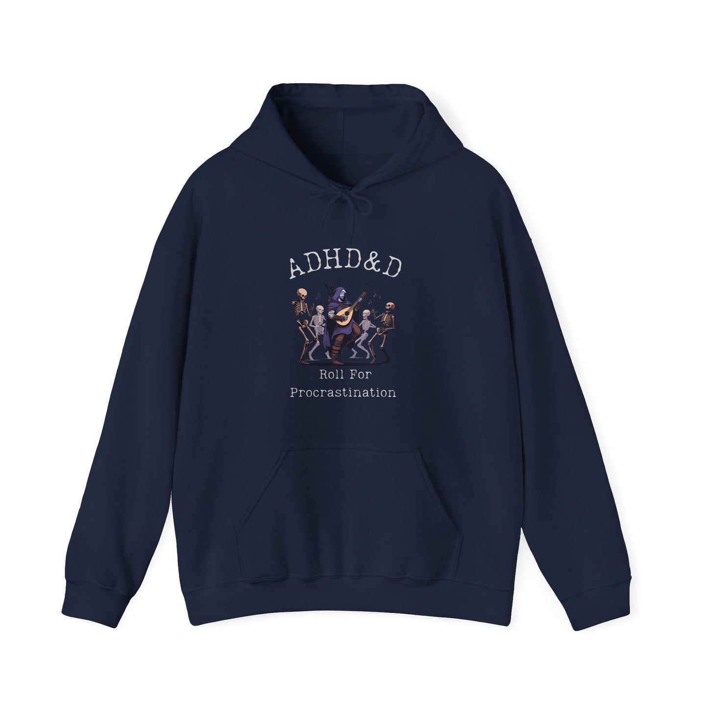 Dnd Hoodie Adhd Rolle für Prokrastination