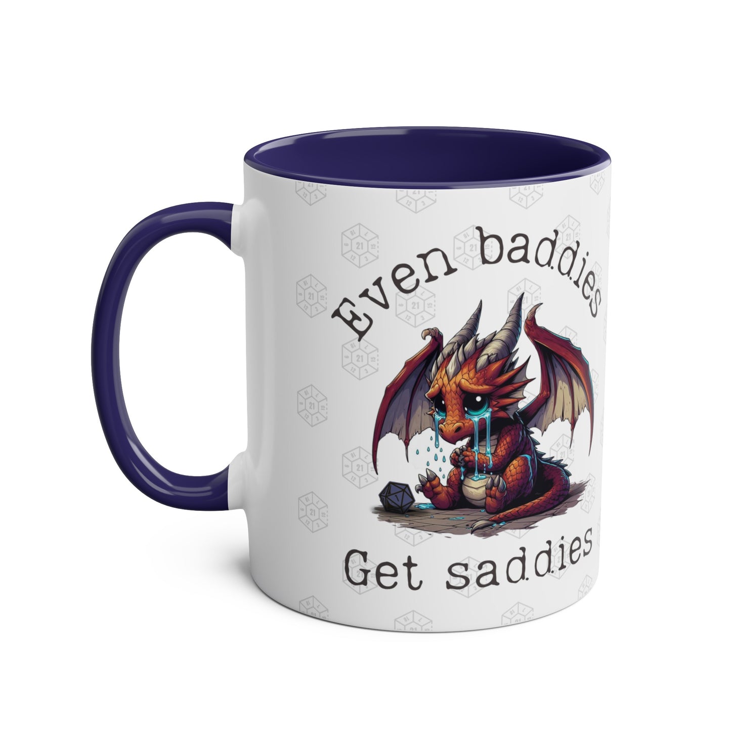 Dnd Mug Even Baddies Get Saddies Dragon Coffee Cup