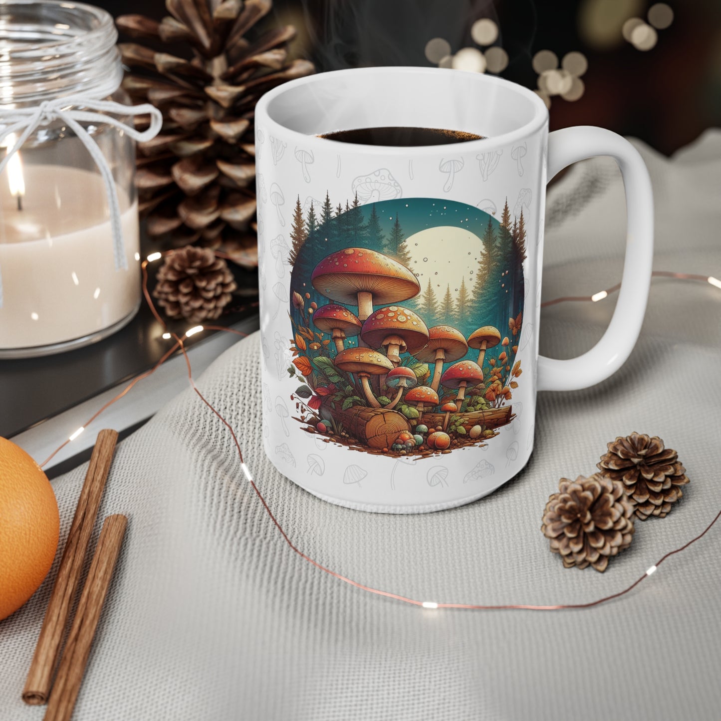 Tasse cadeau champignon