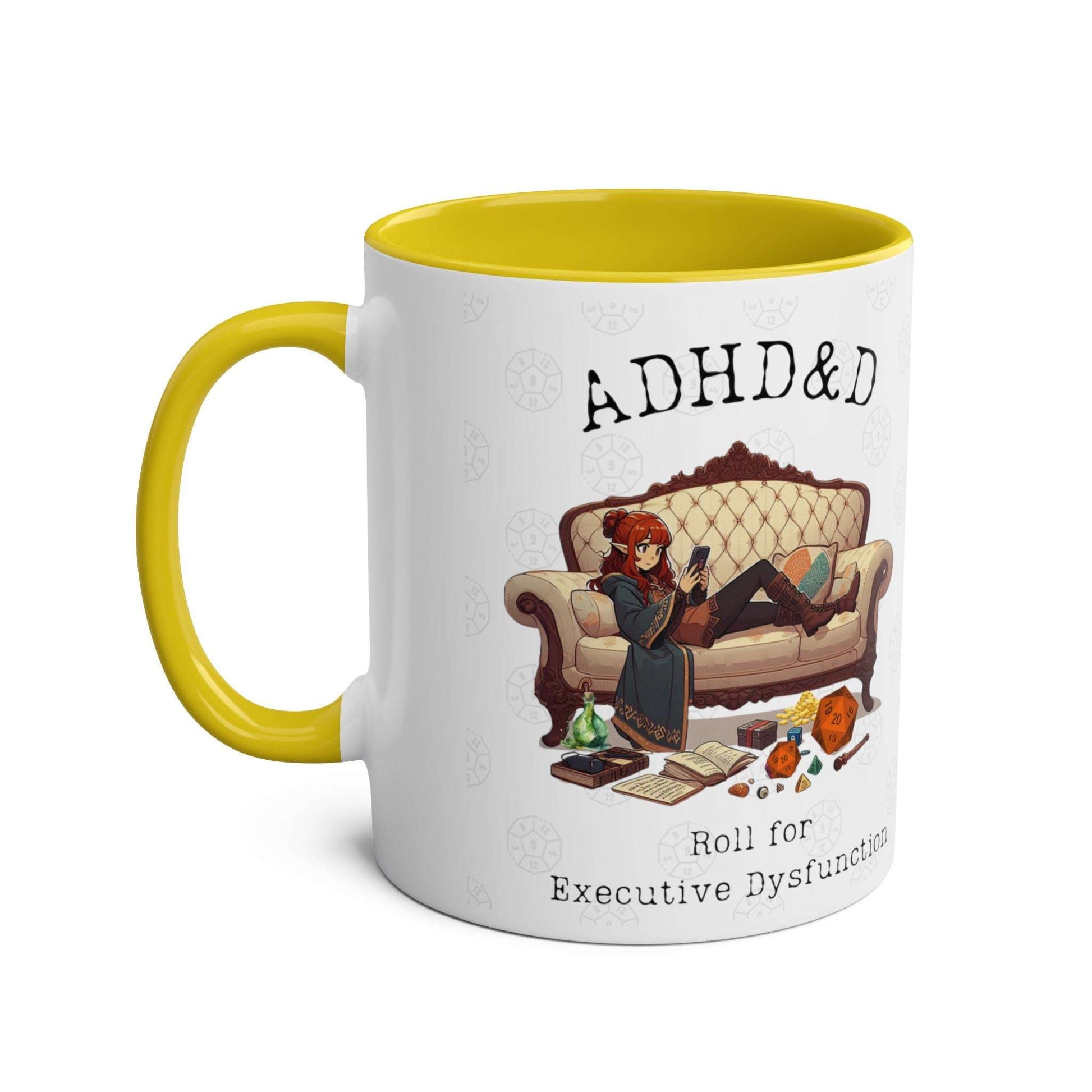 Dnd Adhd Mug Roll for Executive Dysfunction