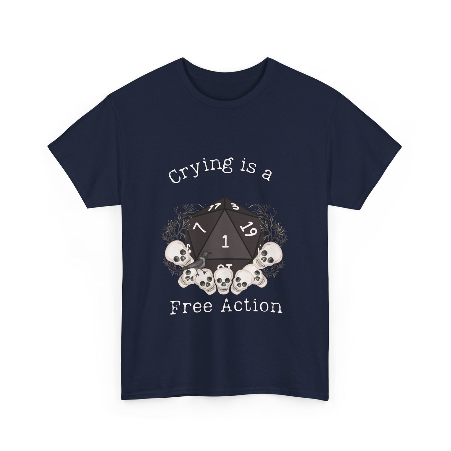 DnD Funny Critical Fail D20 Dice Shirt