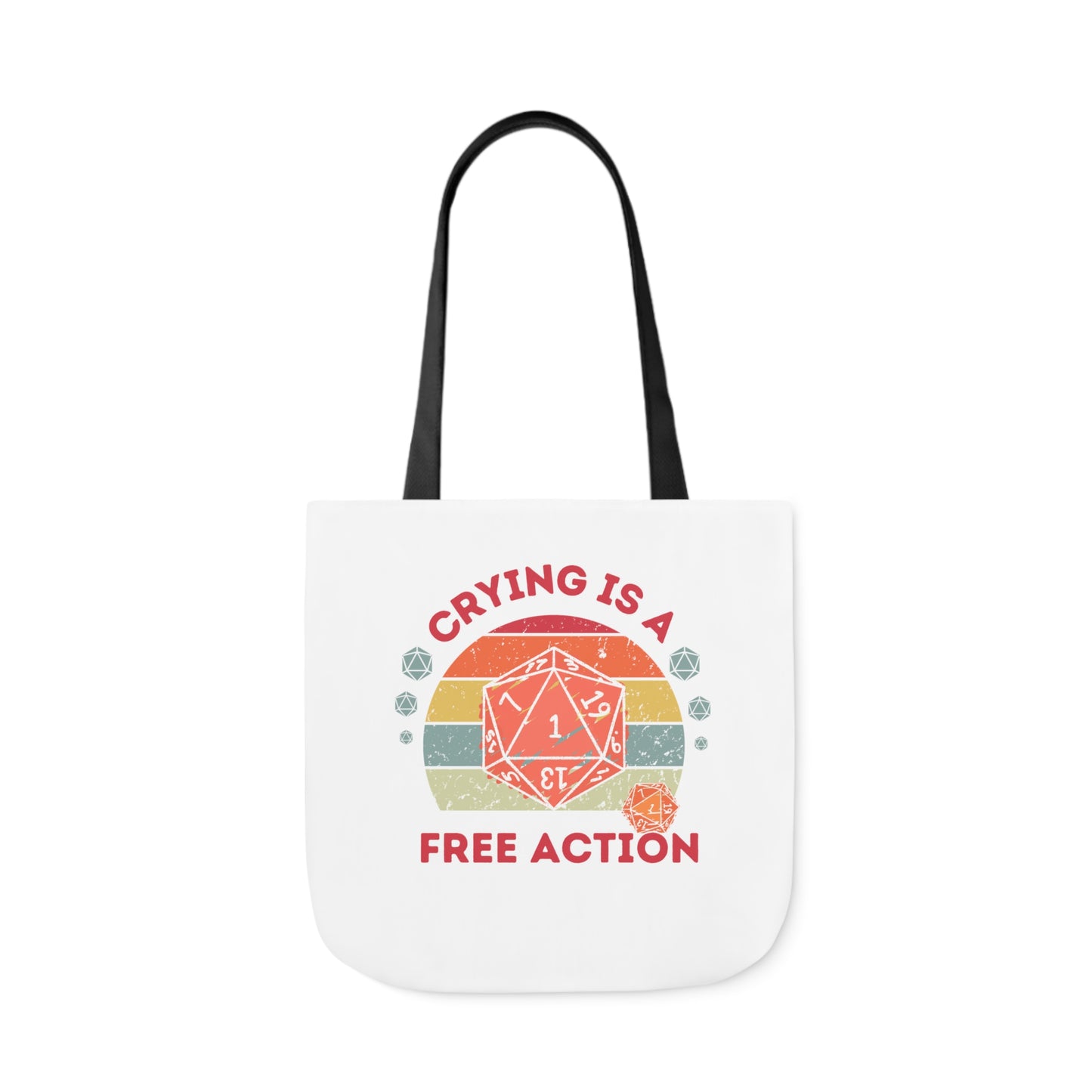 Dnd Crying Is a Free Action Canvas Tote Bag