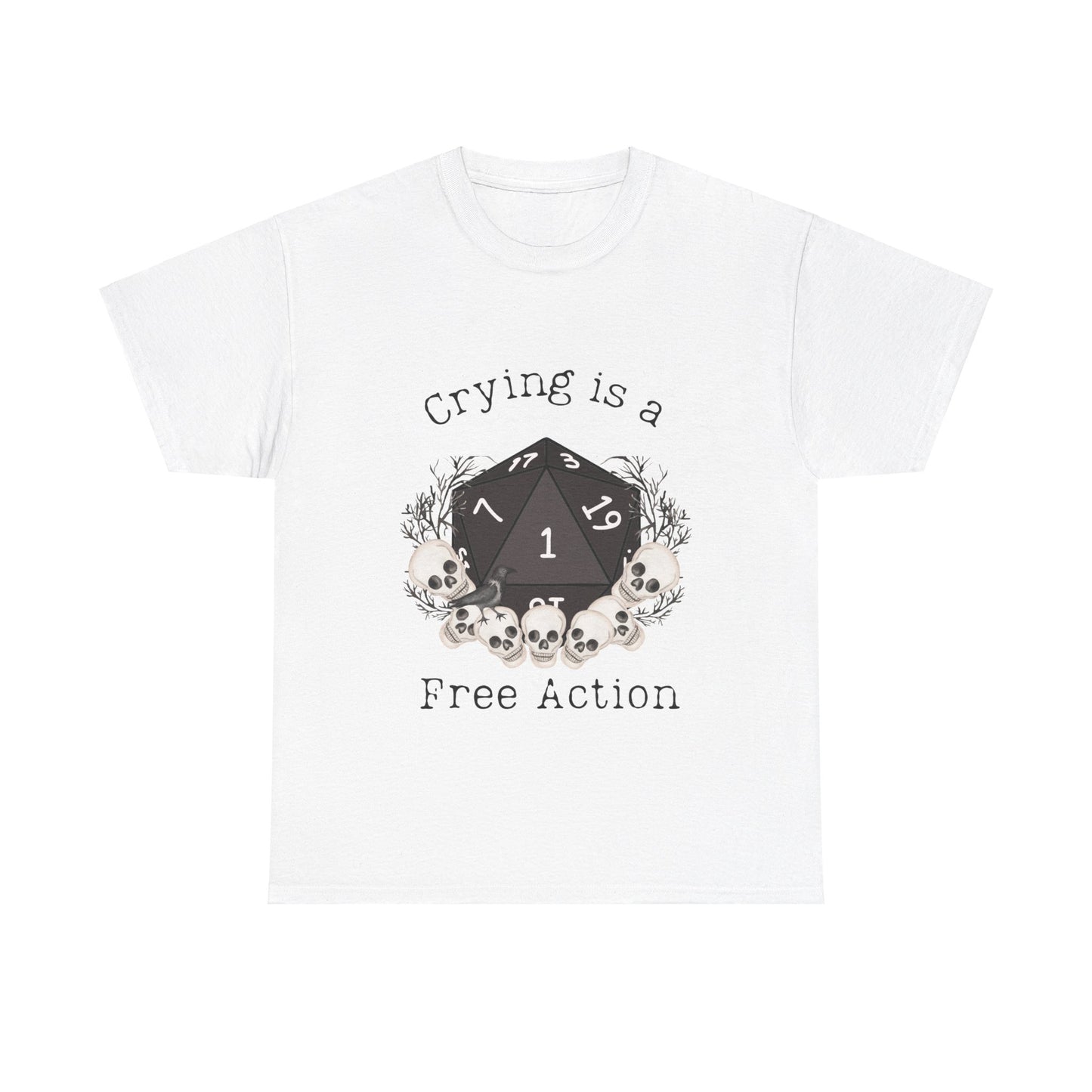 DnD Lustiges Critical Fail D20 Würfel Shirt