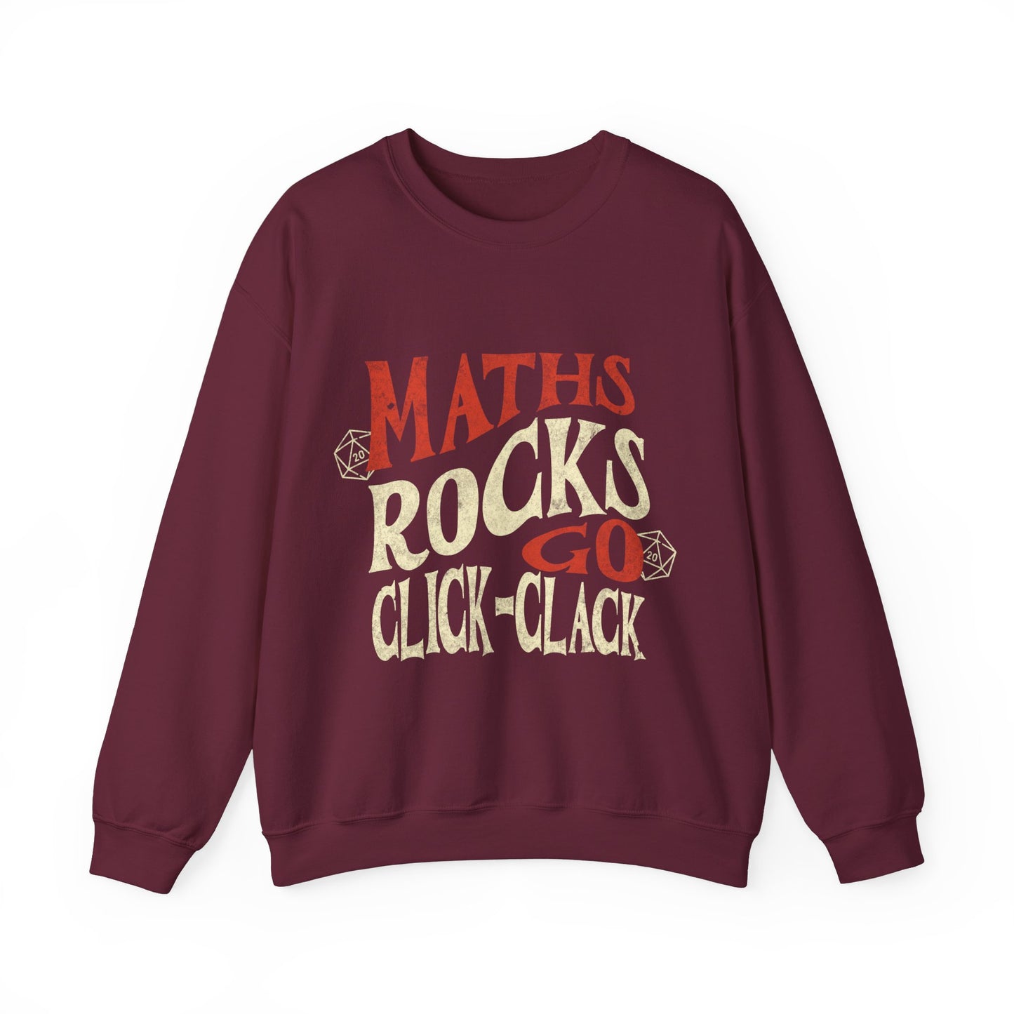 Pull-shirt Dnd « Maths Rocks Go Click Clack »