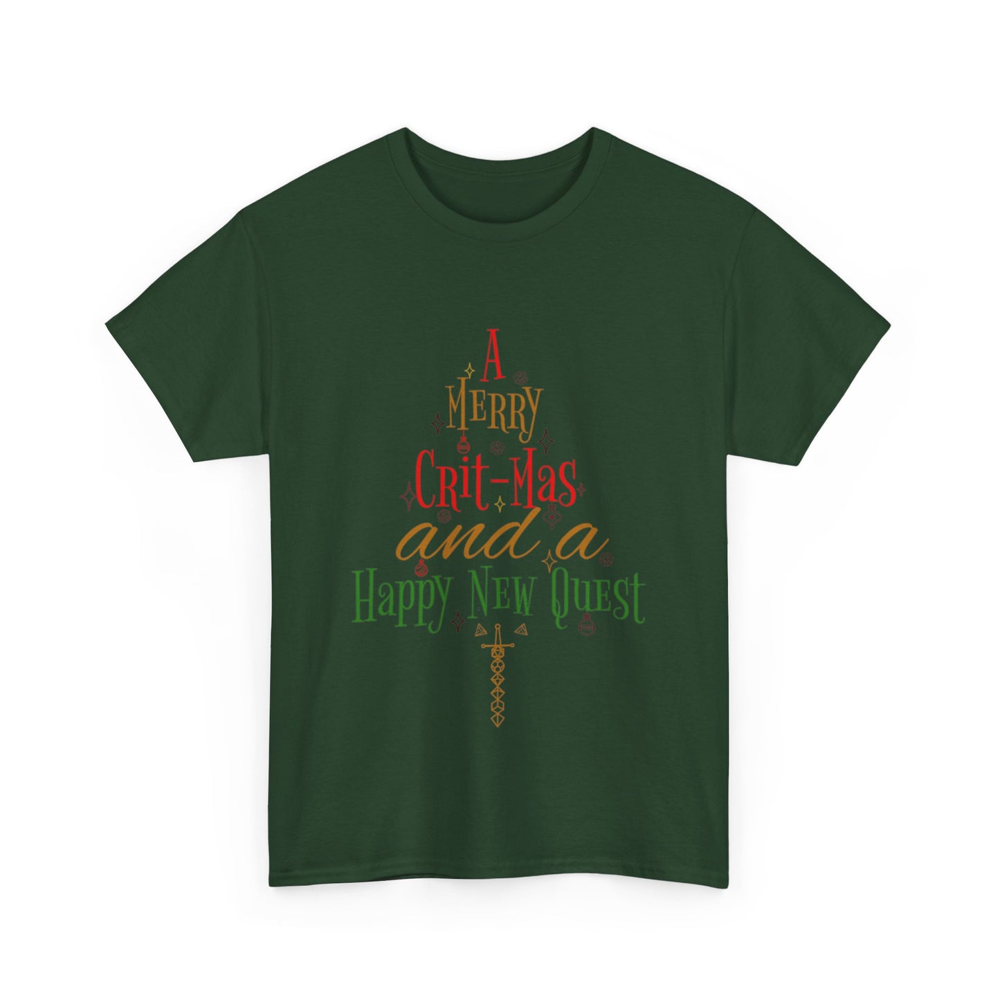 Dnd Christmas T Shirt, A Merry Crit-Mas