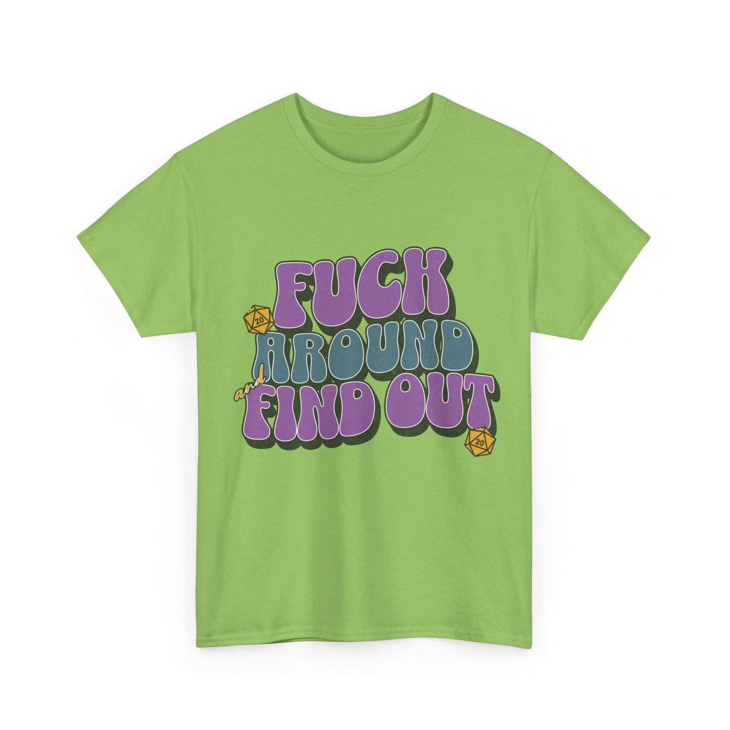 T-shirt DND Fuck Around et découvrez le T-shirt D20 Dice