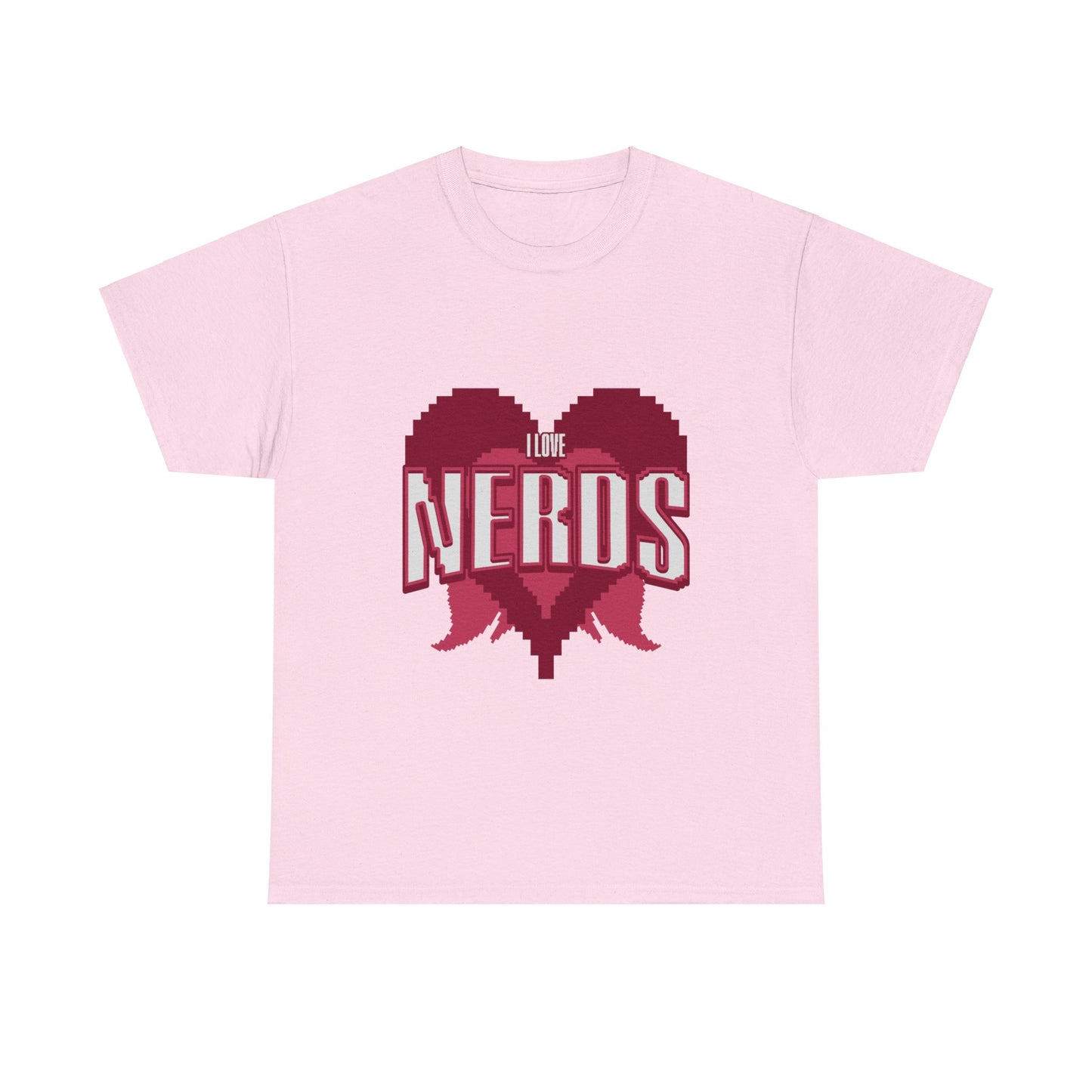 Ich liebe Nerds Pixel Art T-Shirt