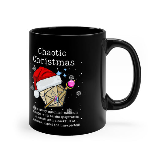 Tasse DnD Noël chaotique