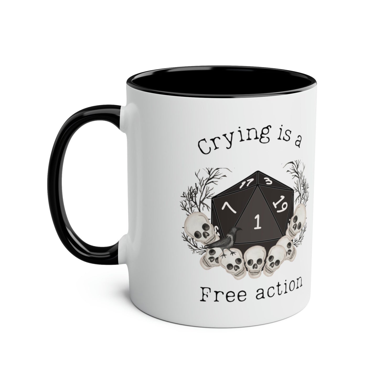 Dnd Mug Weinen ist eine freie Aktion