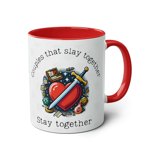 DnD Couples Mug, Valentines, Anniversary Gift Idea, for Dungeon Masters, Astarion BG3 fans TTPRG Dungeons and Dragons and Baldurs