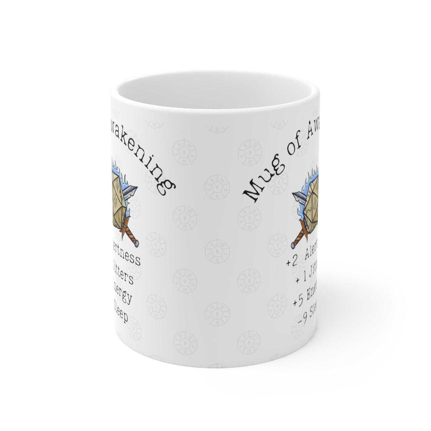 DND Mug of Awakening for Table Top RPG gamers