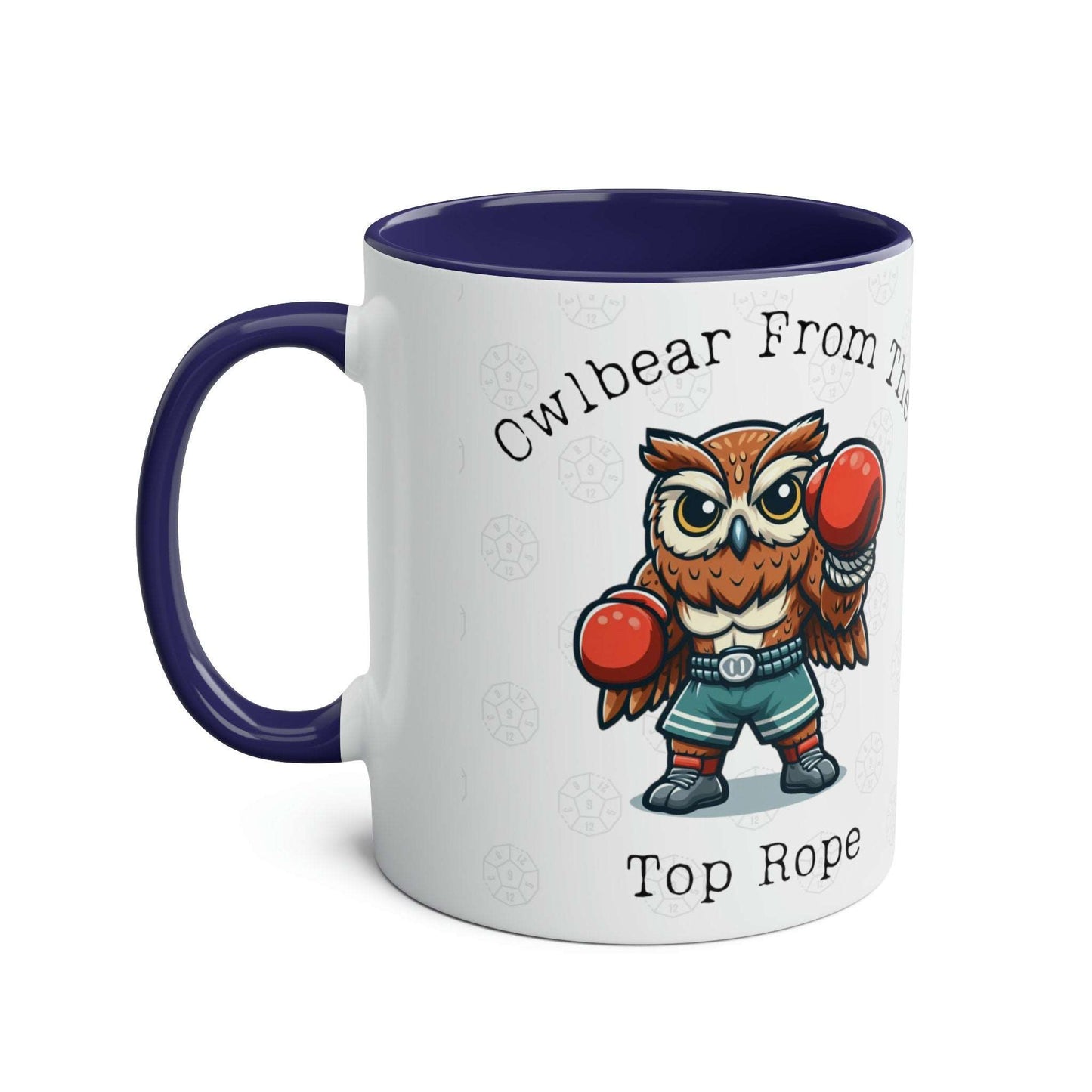 Dnd Owlbear from the Top Rope BG3 Baldur Gate 3 inspired Mug. Perfect for Astarion Halsin and Shadowheart, Bards, Druids and more!