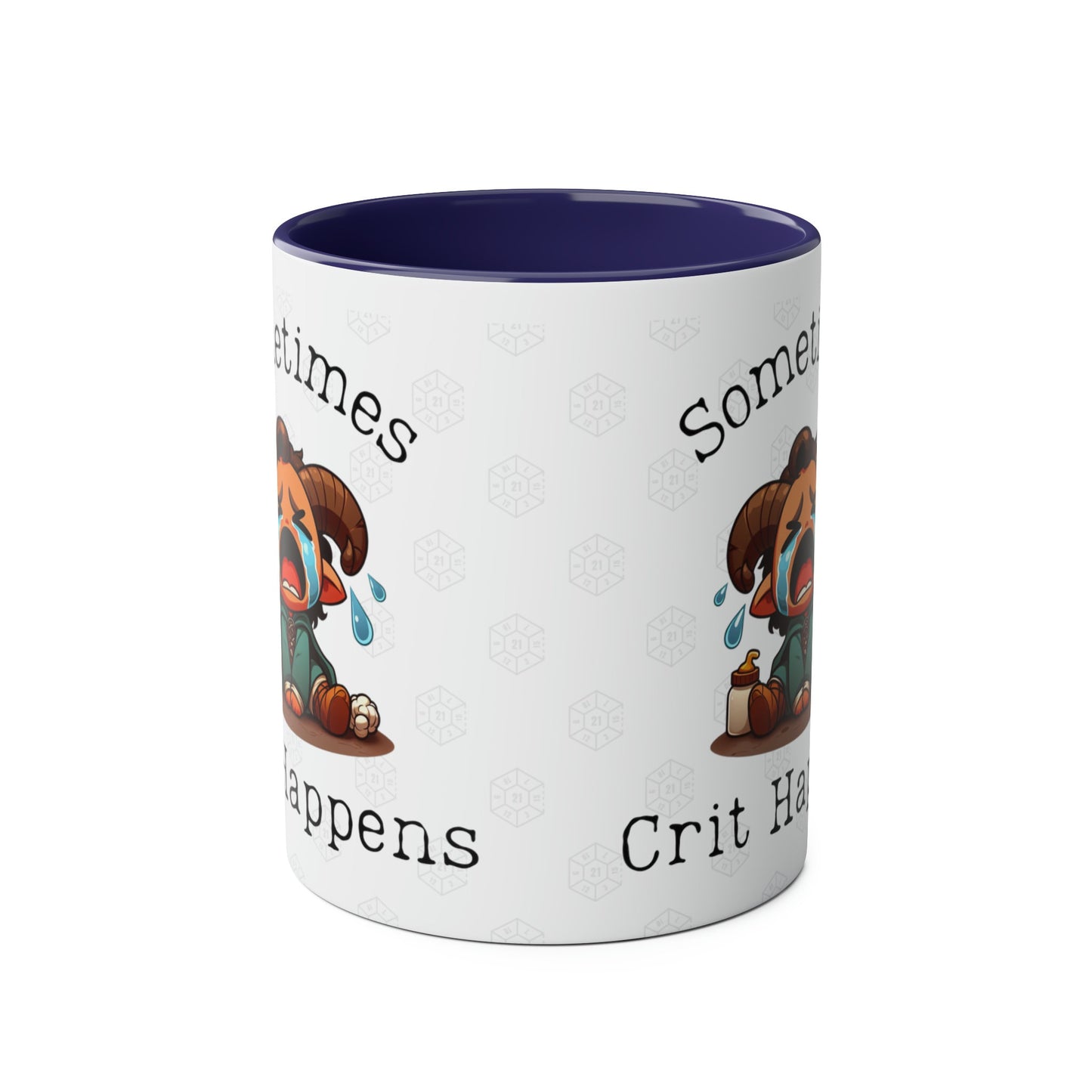 DnD Manchmal passiert Crit Kaffeetasse