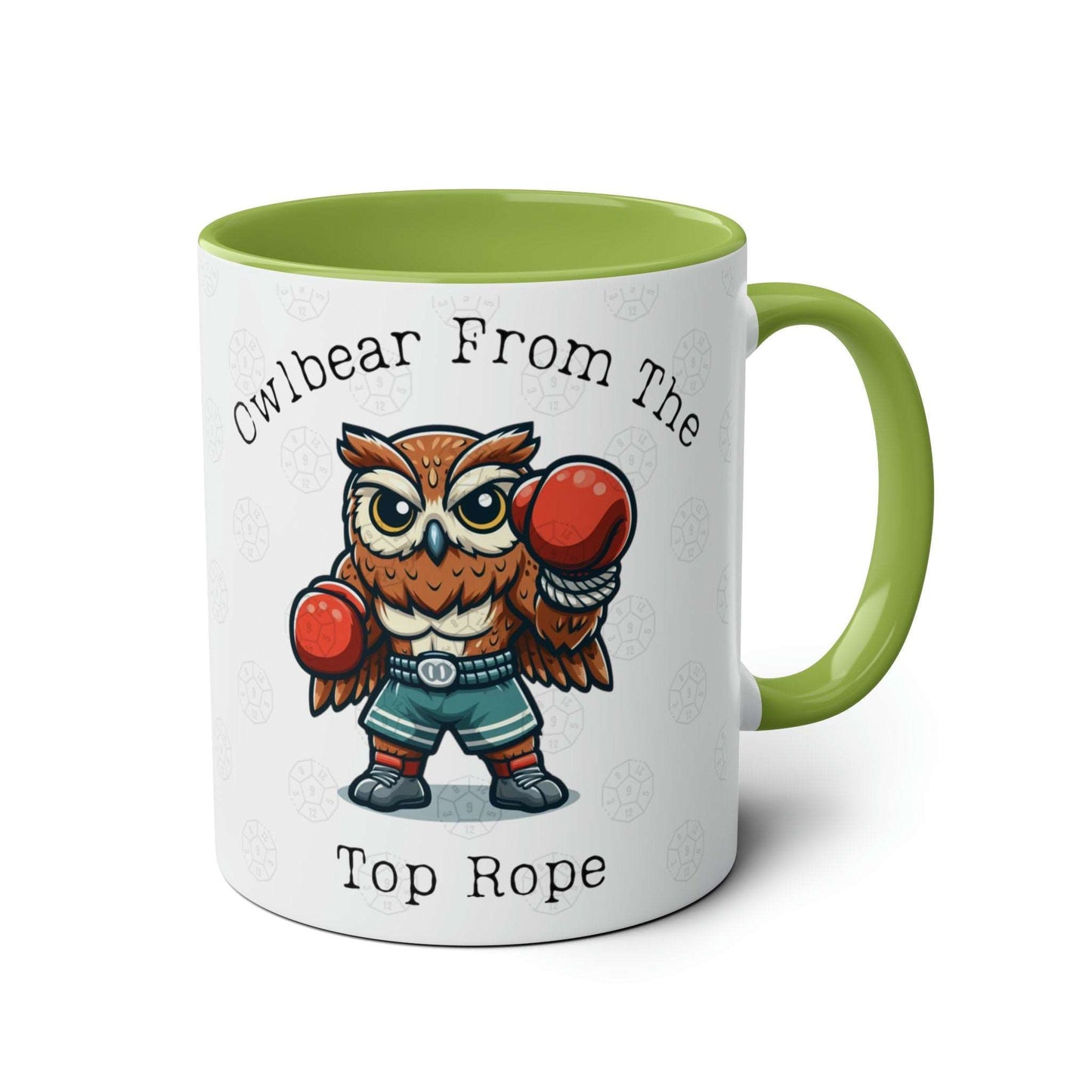 Dnd Owlbear from the Top Rope BG3 Baldur Gate 3 inspired Mug. Perfect for Astarion Halsin and Shadowheart, Bards, Druids and more!