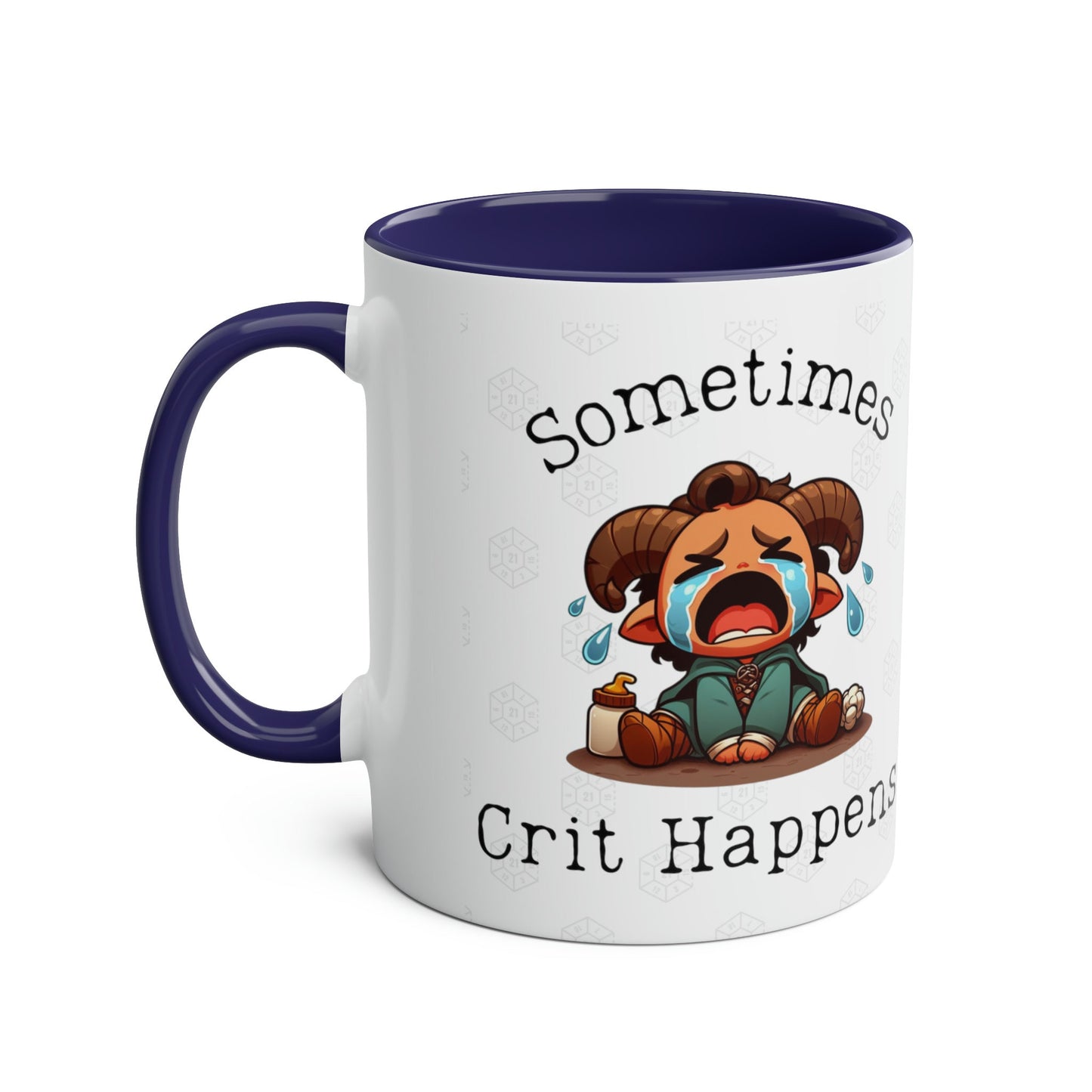 DnD Sometimes Crit Happens Coffee Mug