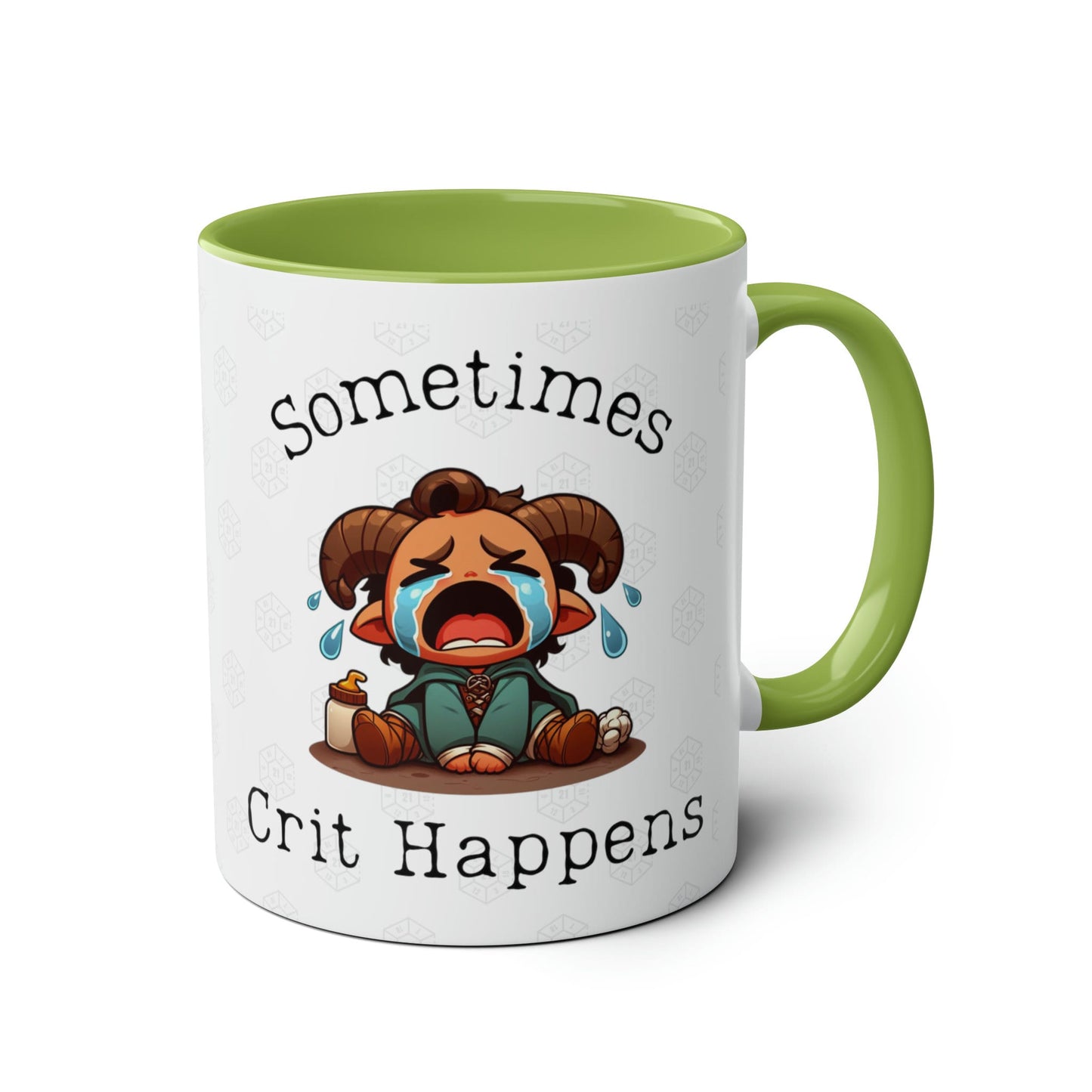 DnD Sometimes Crit Happens Coffee Mug