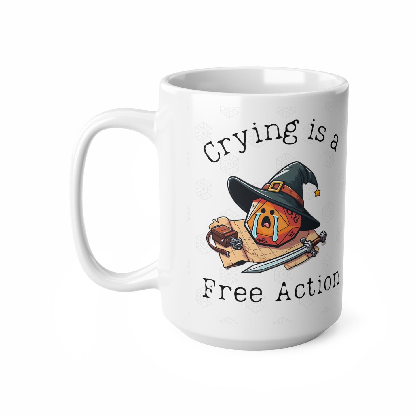 Dnd Mug Crying is a Free Action Mug