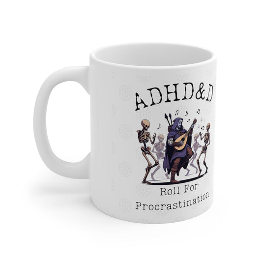 Dnd Bard ADHD Gift Mug