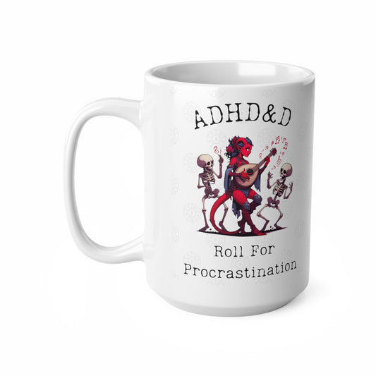 Dnd Roll für Prokrastination Tasse