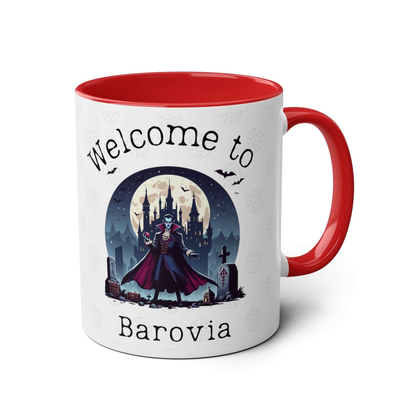 Dnd Mug Vampire Curse COStrahd Great Gift For DM or Dungeons Dragons Players, Castle Raven Campaign or Cthulhu