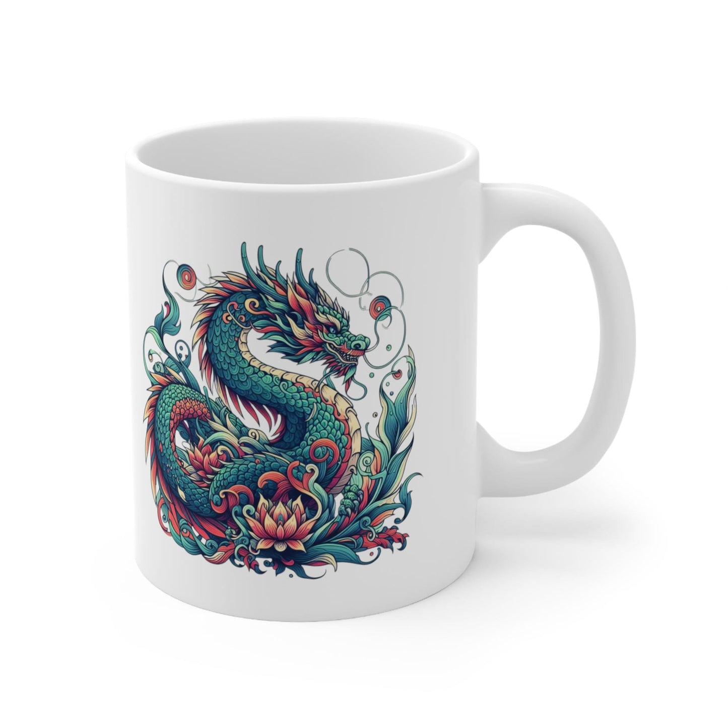 Dragon Mug Gift Idea Drake, Wyvern, Hydra Fantasy Players gift for DM, Dungeon Game Masters