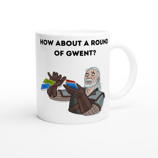 Tasse The Witcher 3 Que diriez-vous d'une tournée de Gwent ?