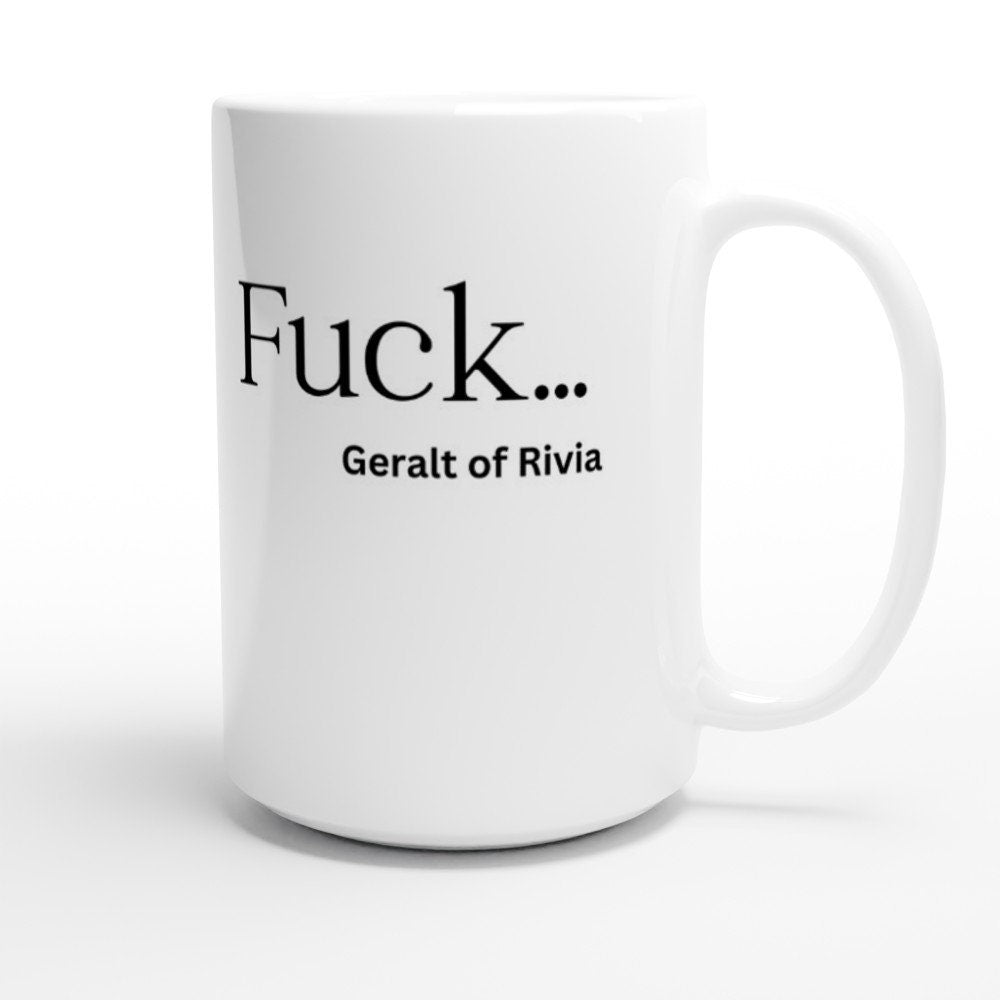 Cadeaux The Witcher, tasse « Fuck »