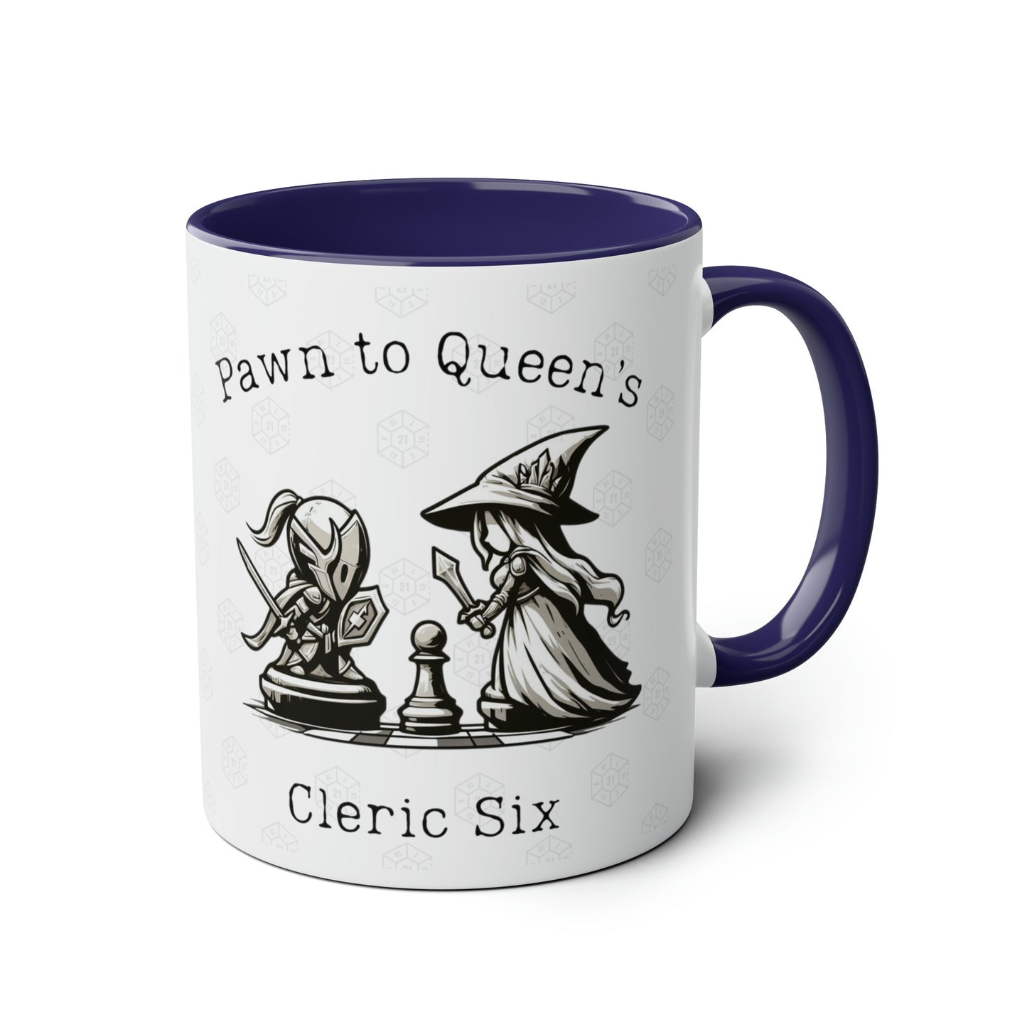 Mug Gale BG3 Pion au Clerc de la Reine, DnD Chess pour les fans de Baldurs Gate 3 et de Dungeons, Dragons. Cadeau DM pour les fans d'échecs