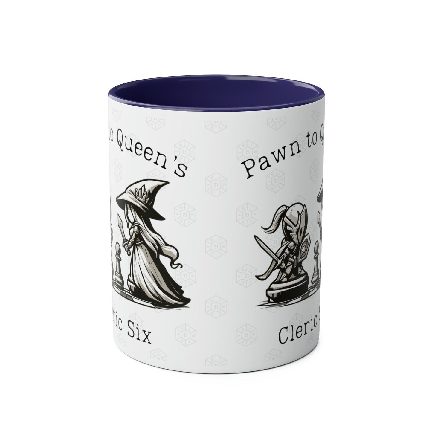 Mug Gale BG3 Pion au Clerc de la Reine, DnD Chess pour les fans de Baldurs Gate 3 et de Dungeons, Dragons. Cadeau DM pour les fans d'échecs